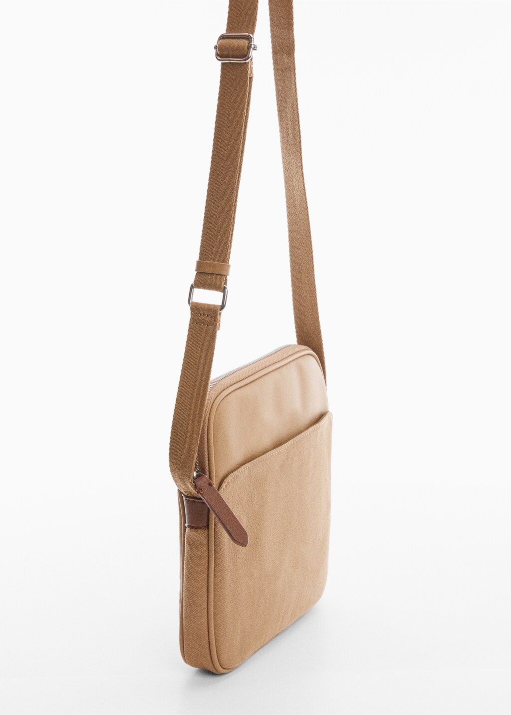 Canvas crossbody bag - Medium plane