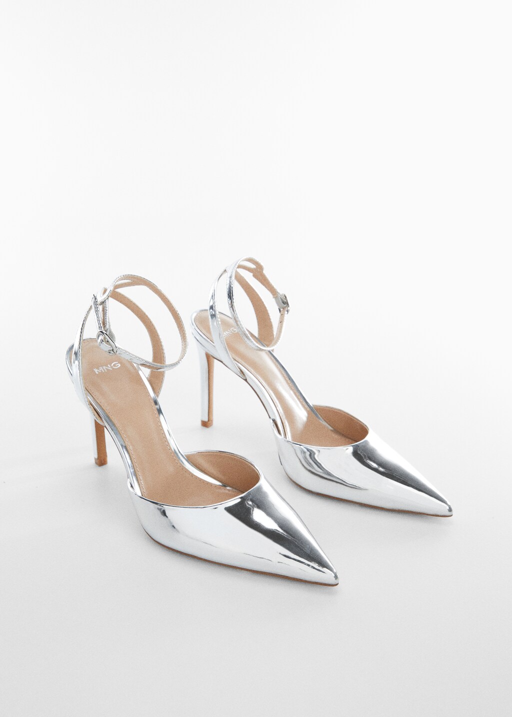 Metallic silver shoes on sale