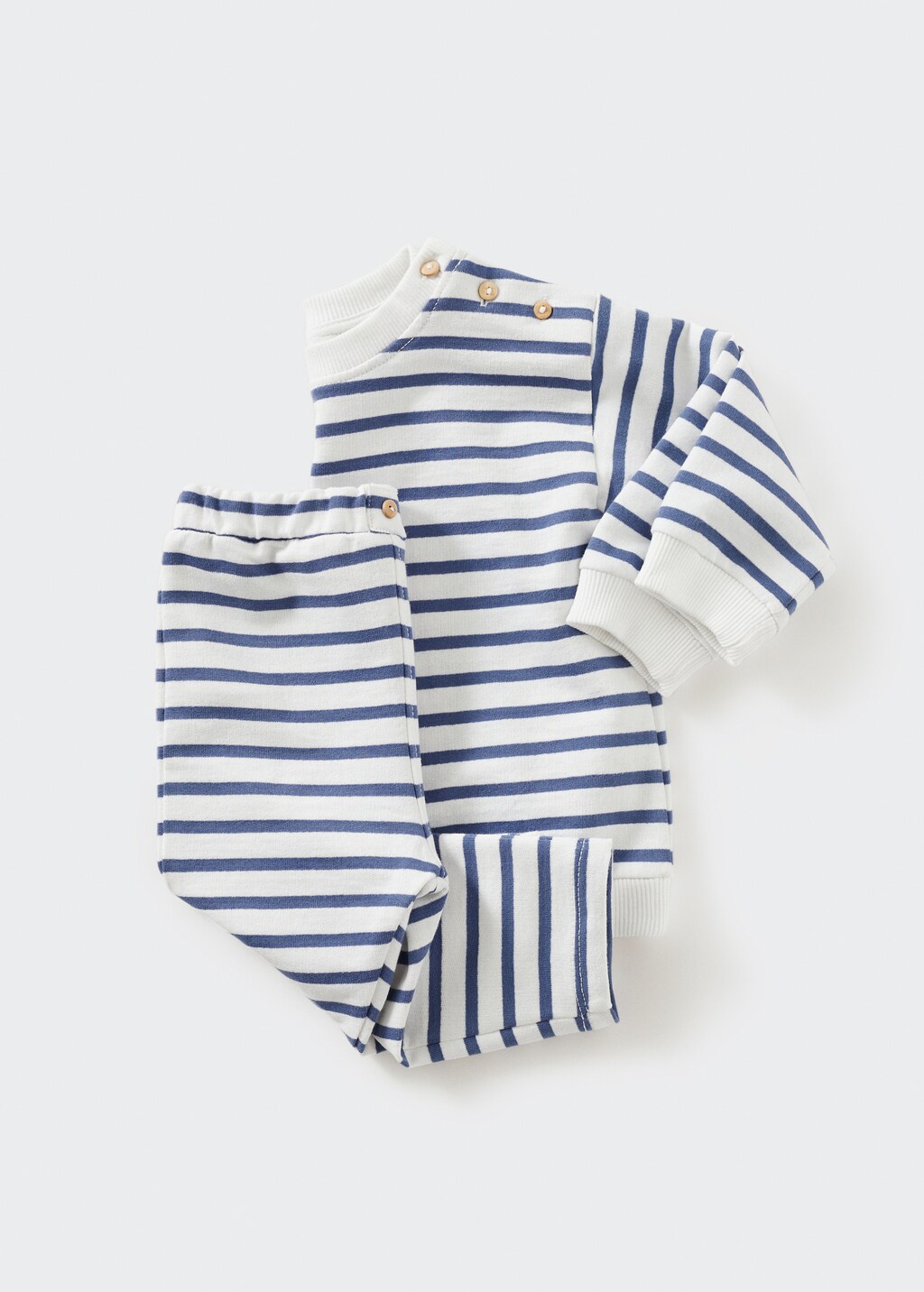 Striped cotton-blend sweatshirt - Details of the article 8