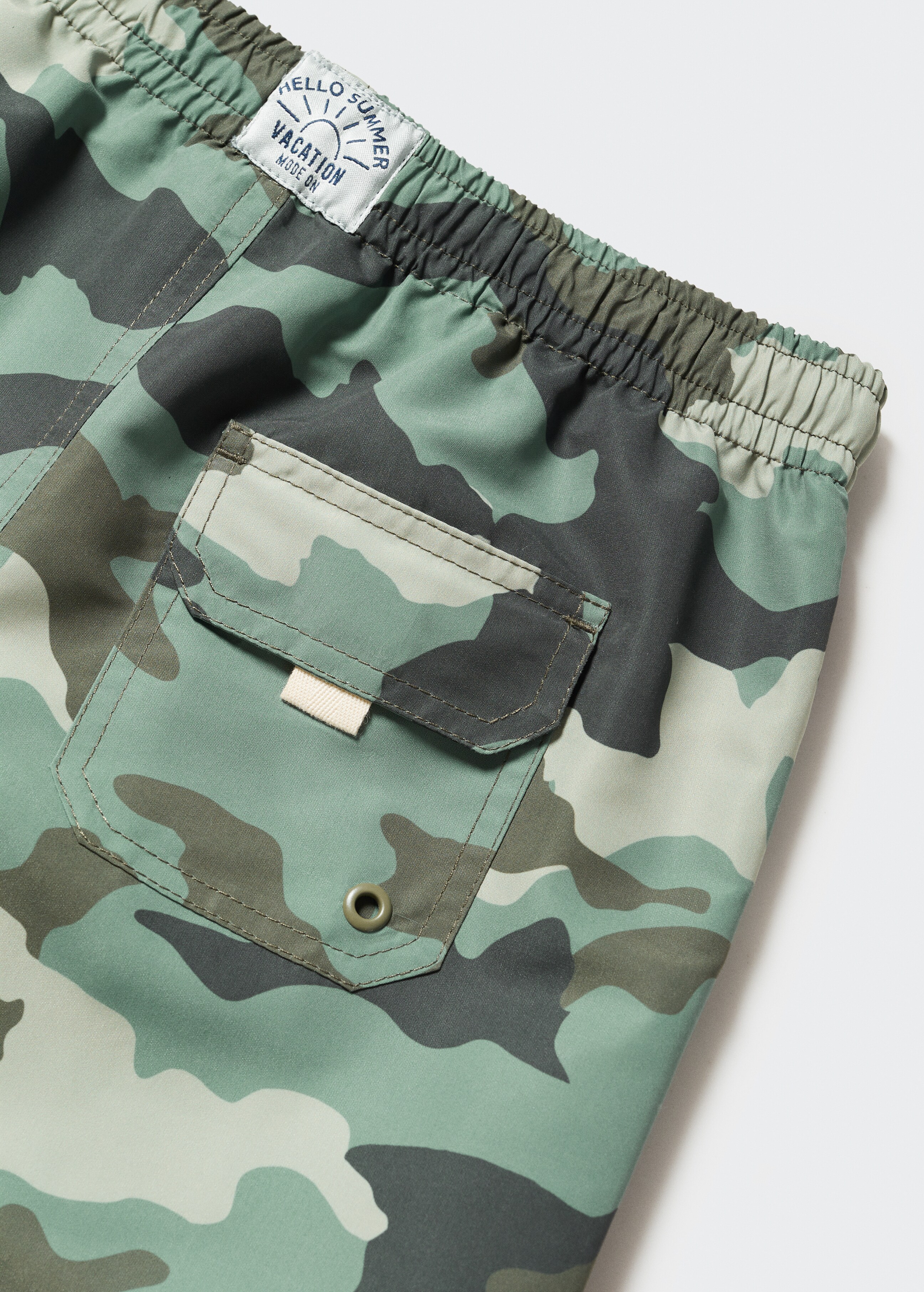 Military-print swimsuit - Details of the article 8
