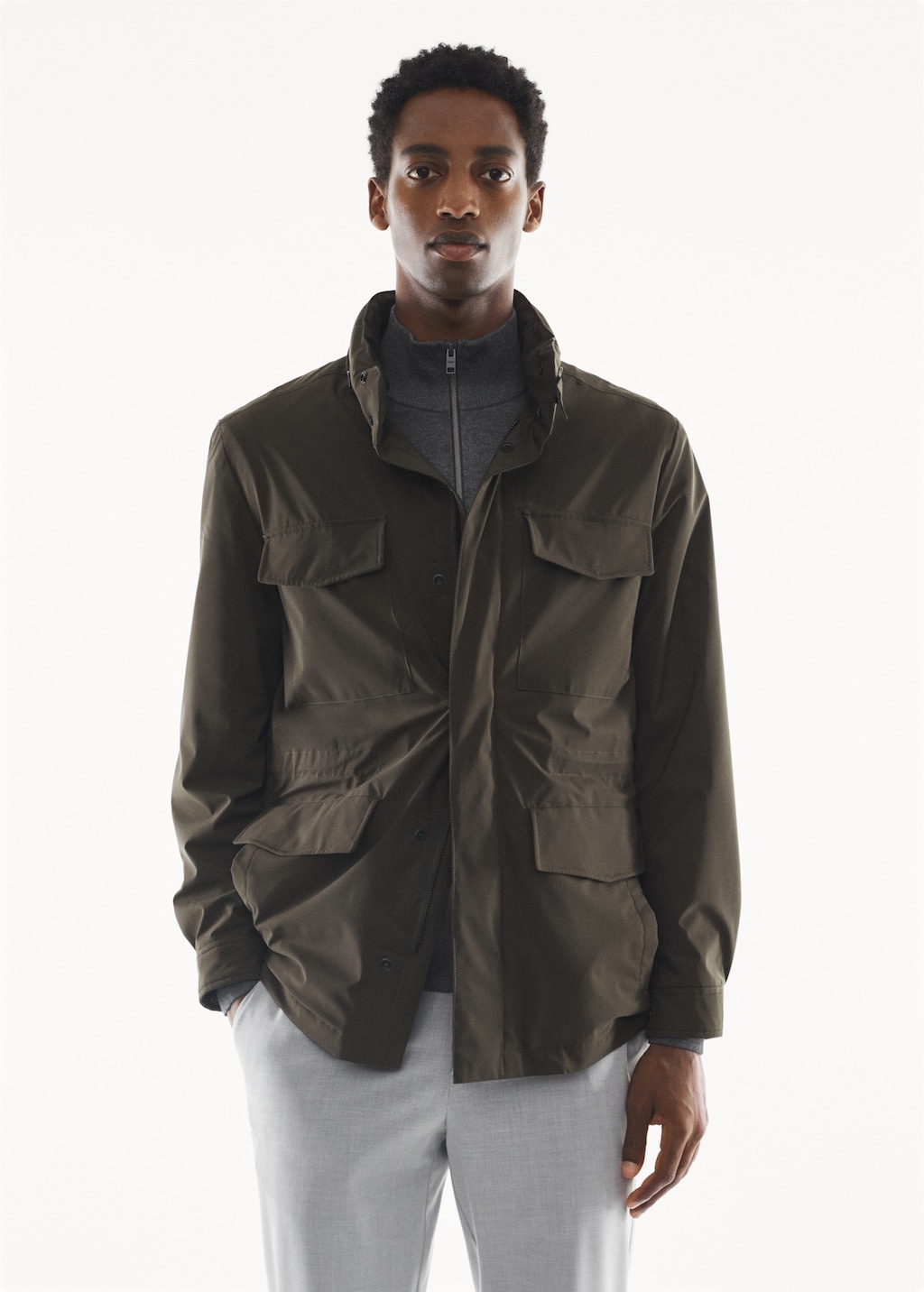 Military water-repellent jacket - Medium plane