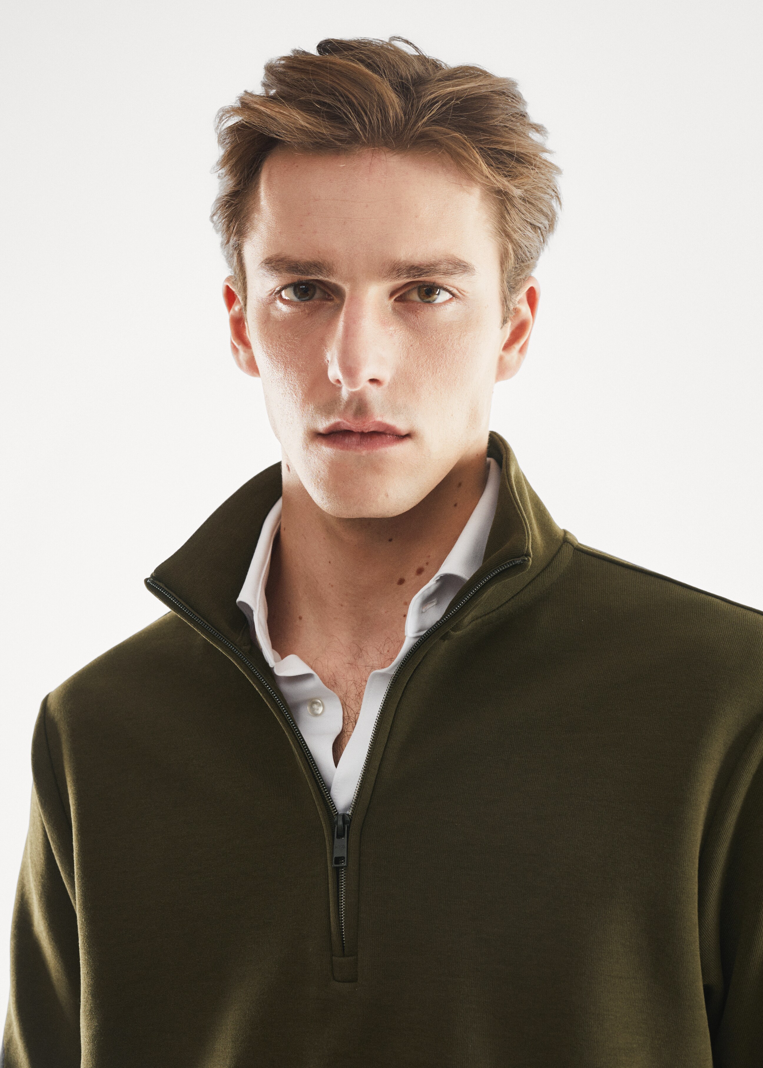 Breathable zip-neck sweatshirt - Details of the article 6