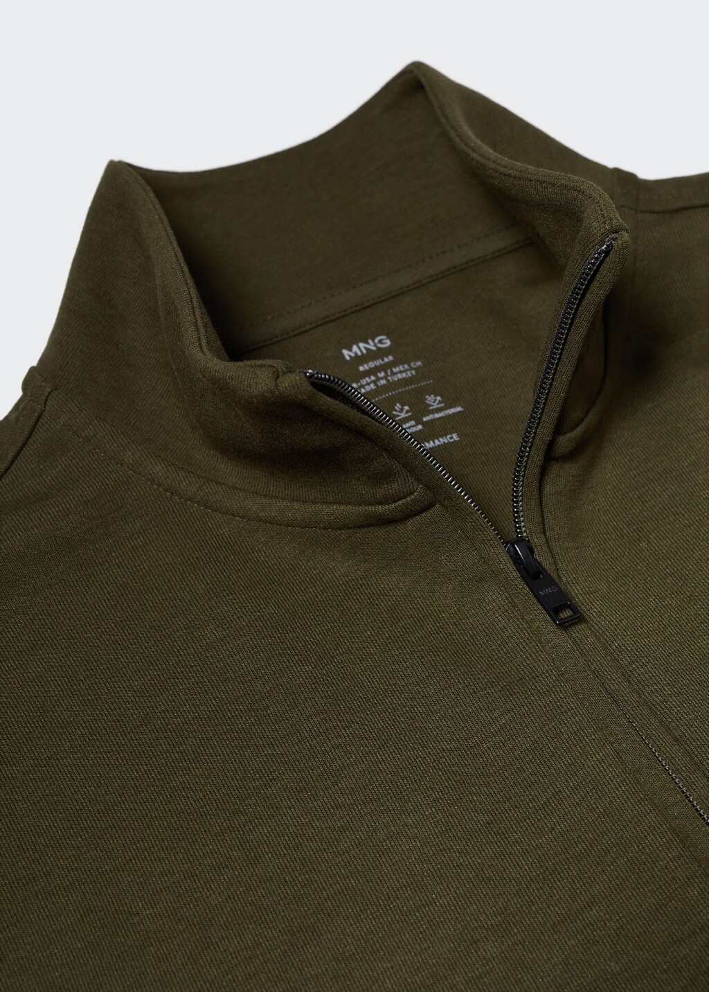 Breathable zip-neck sweatshirt - Details of the article 8