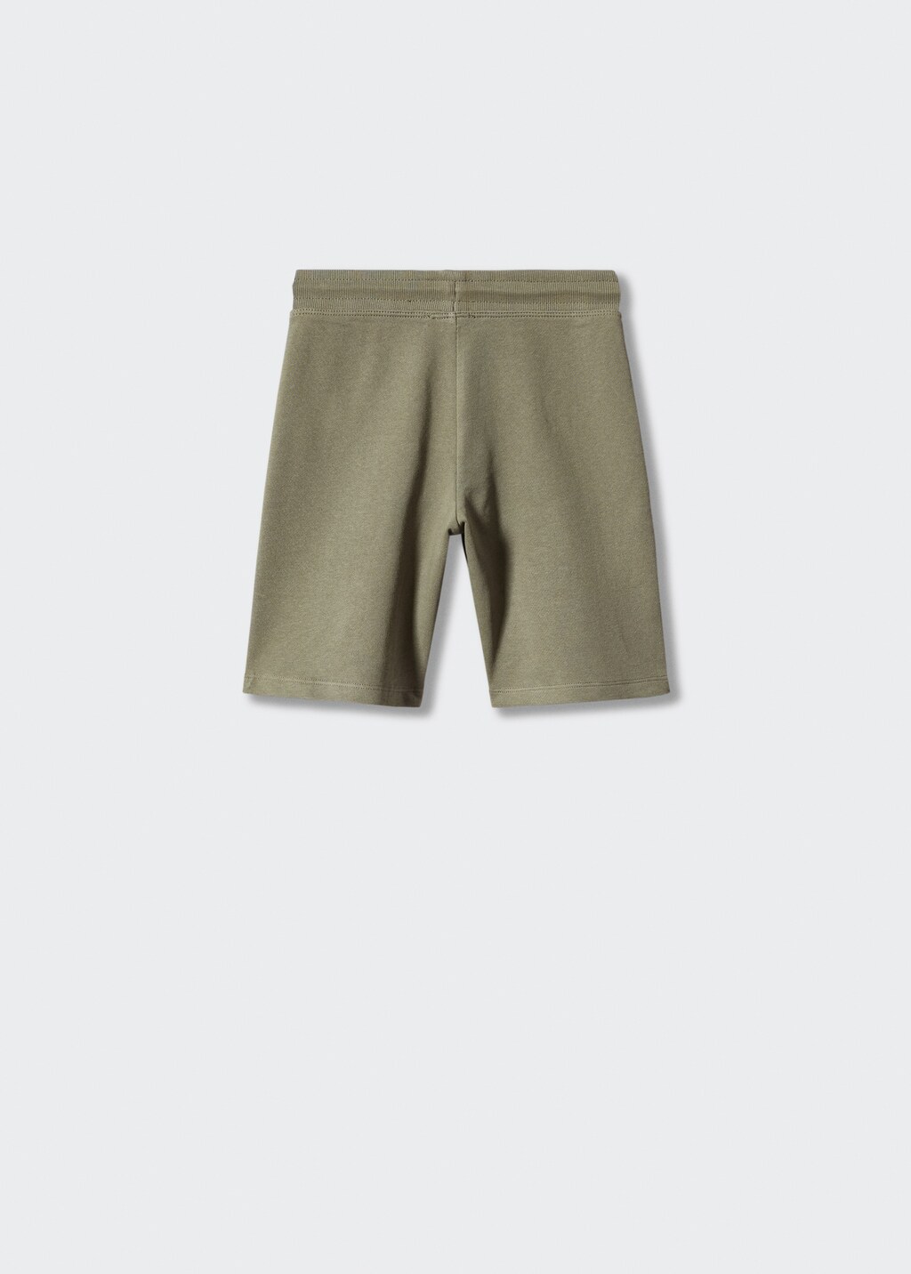 Jogger cotton Bermuda shorts - Reverse of the article