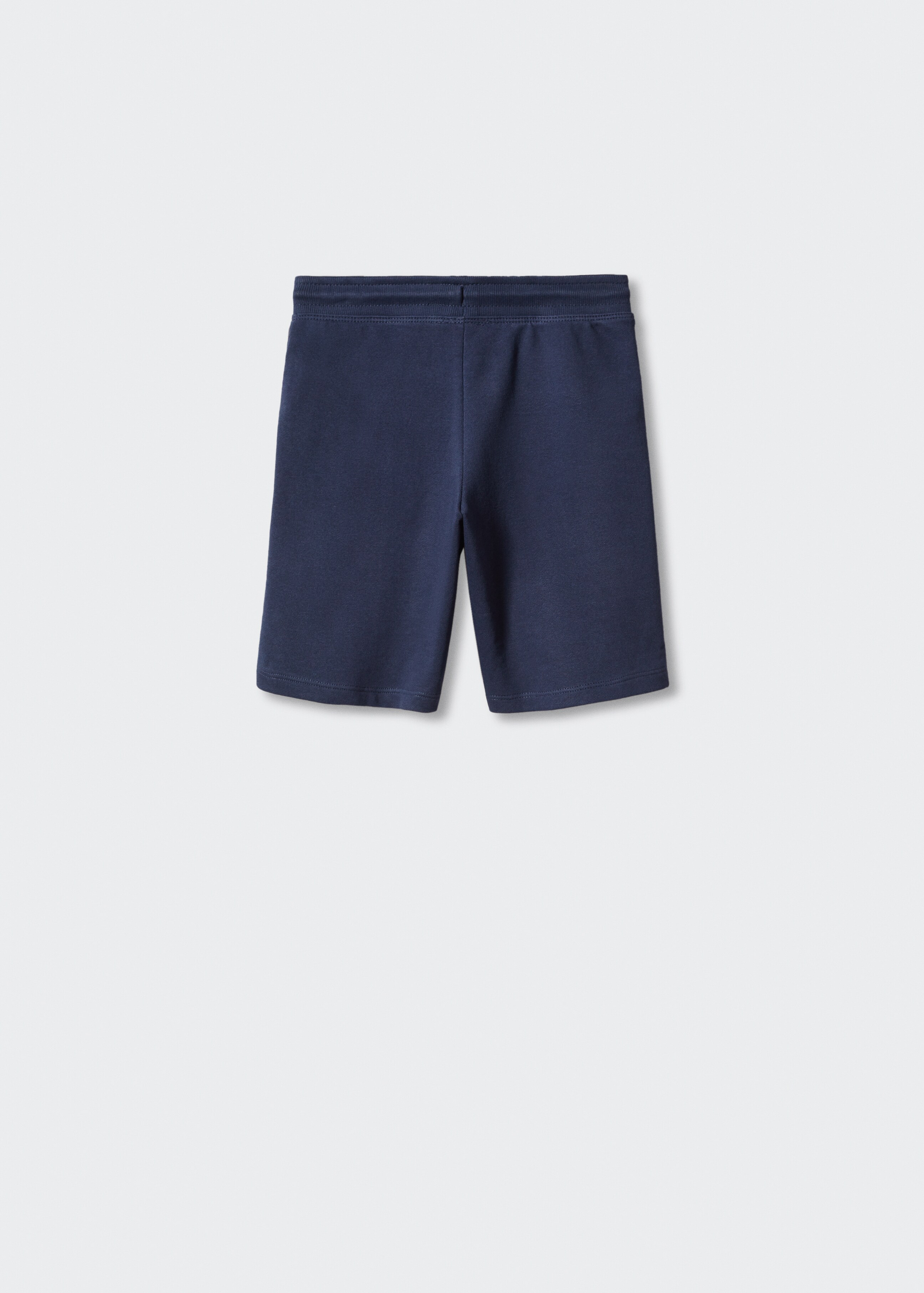 Jogger cotton Bermuda shorts - Reverse of the article