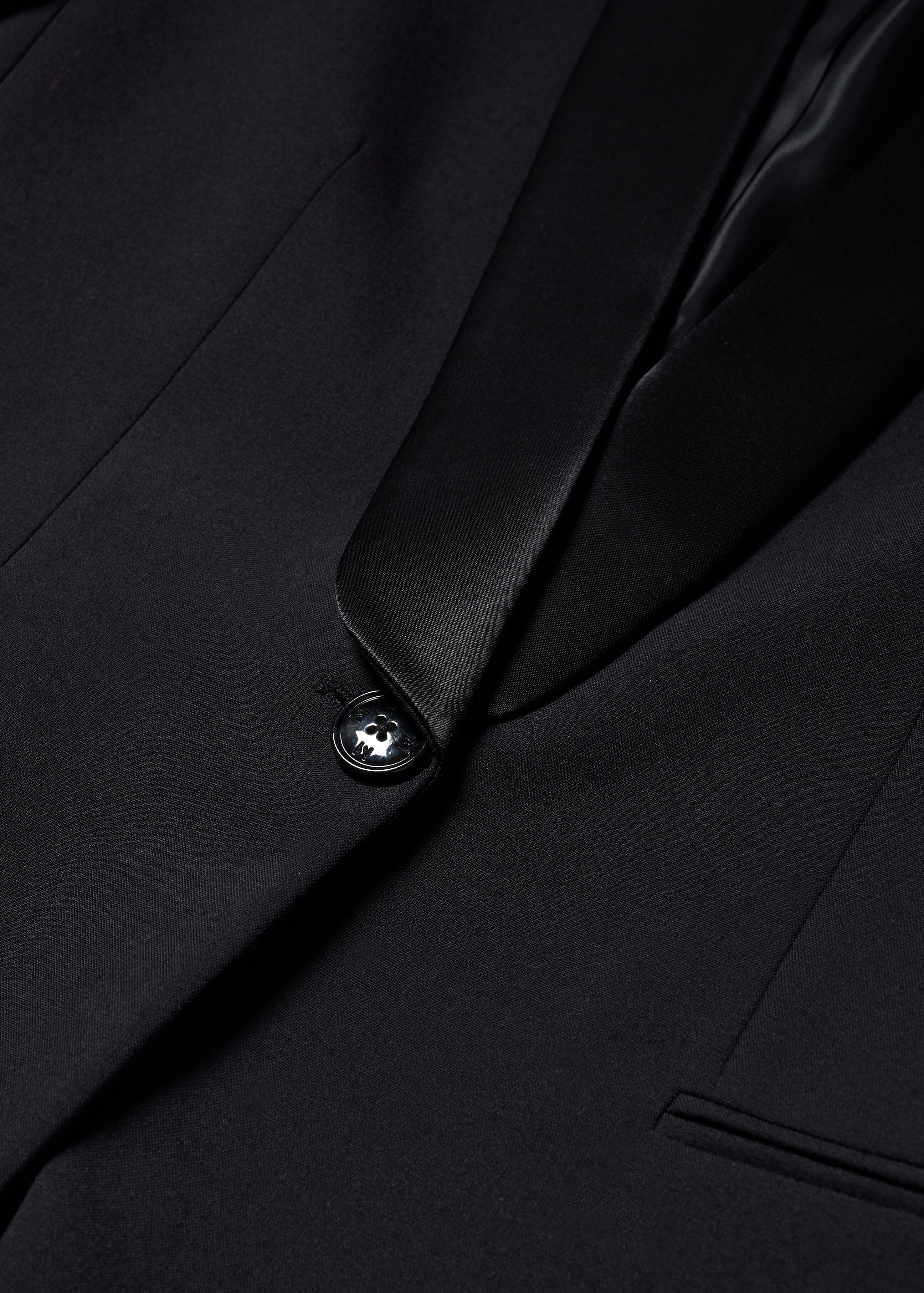 Satin lapels suit blazer - Details of the article 8