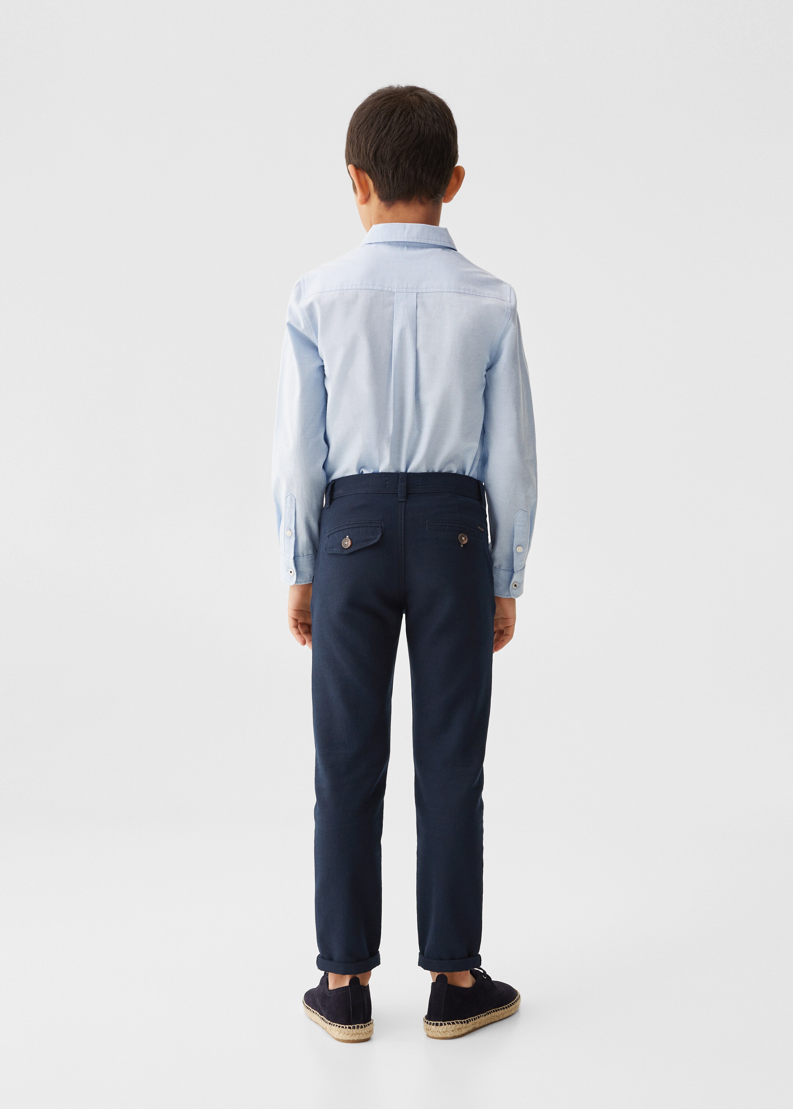 Pantalon chino lin - Verso de l’article