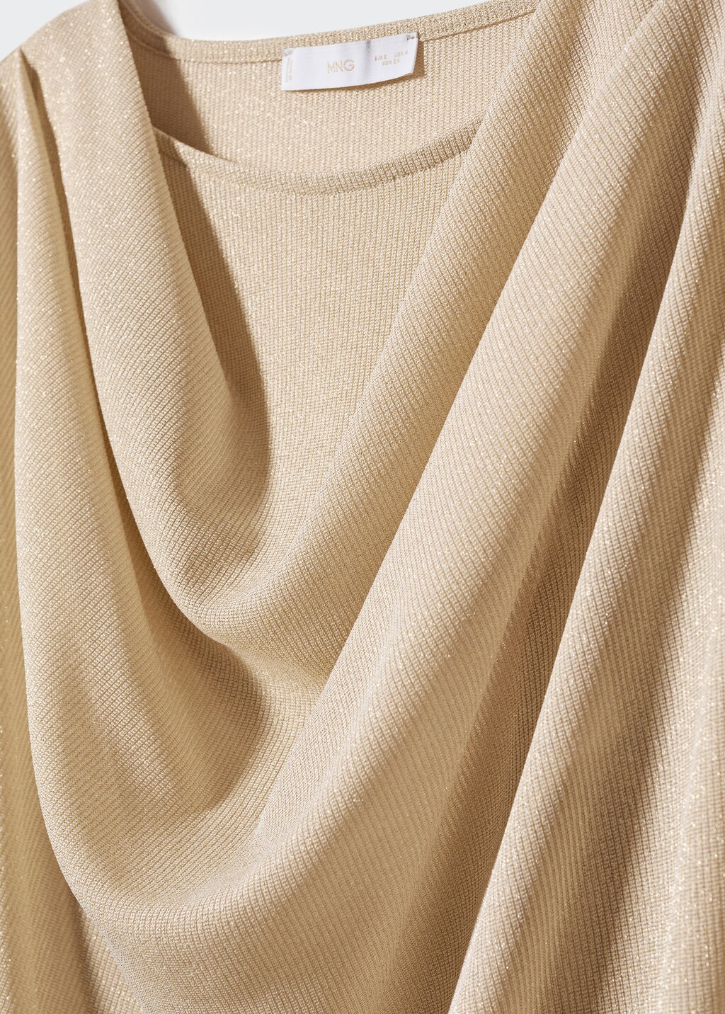 Draped lurex dress - Details of the article 8