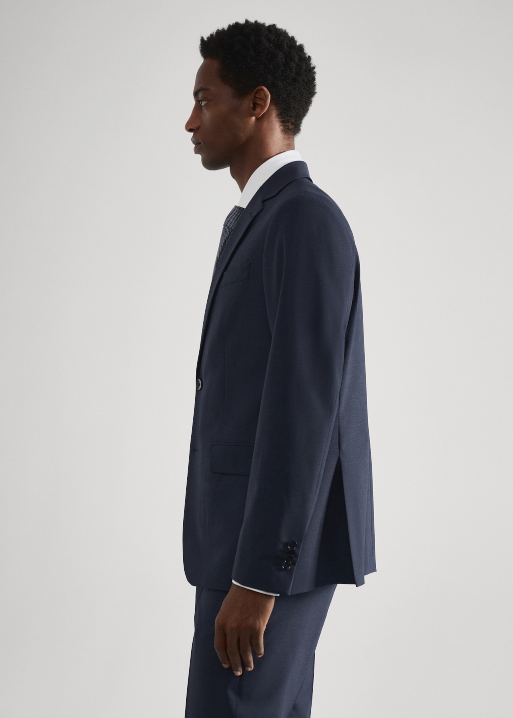 Slim-fit wool suit blazer - Details of the article 6