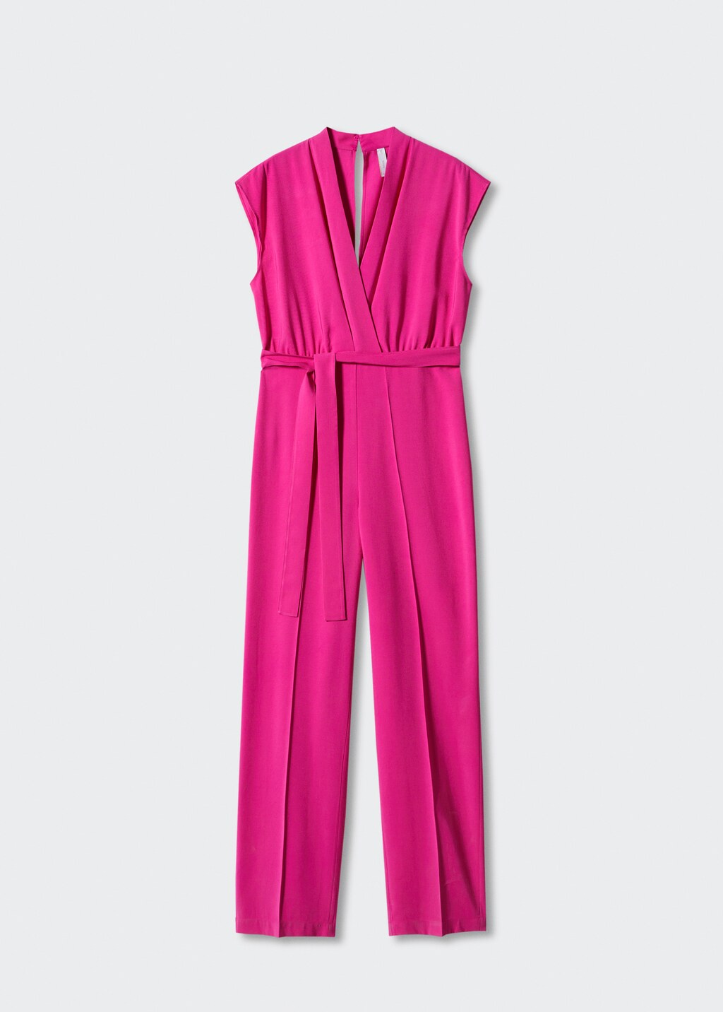 Bow long jumpsuit Women MANGO OUTLET USA