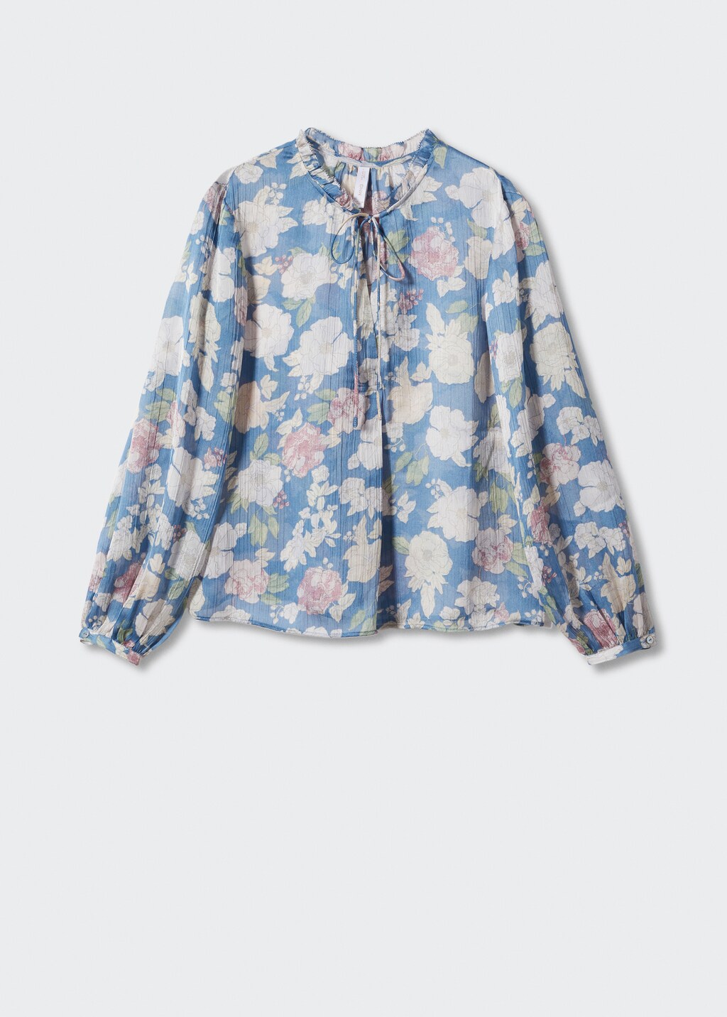 Floral tie blouse - Article without model