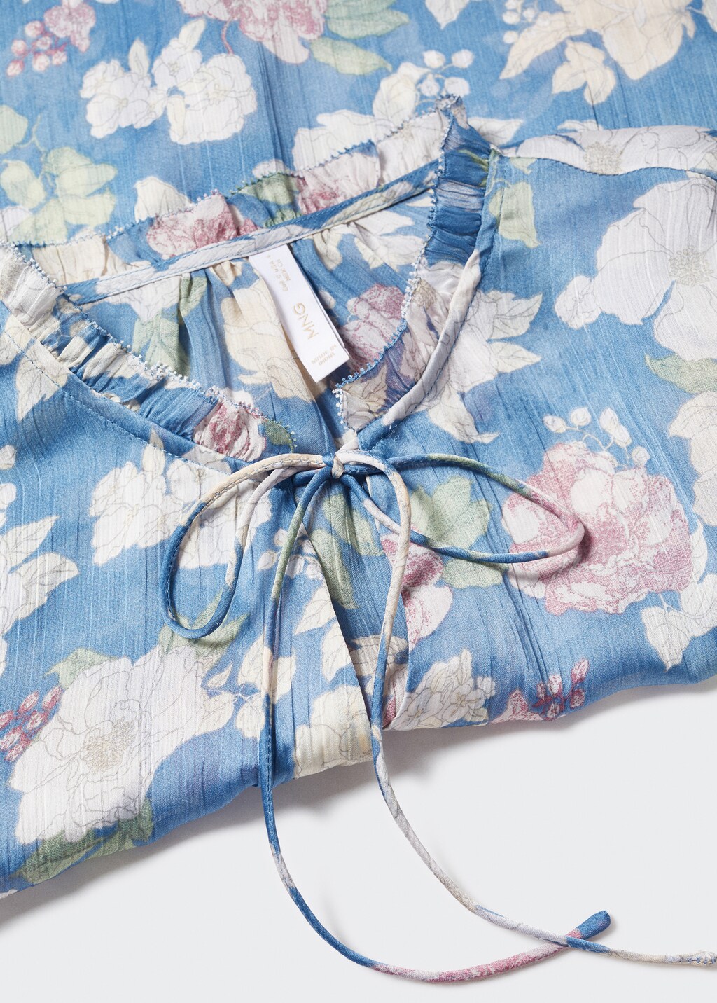 Floral tie blouse - Details of the article 8