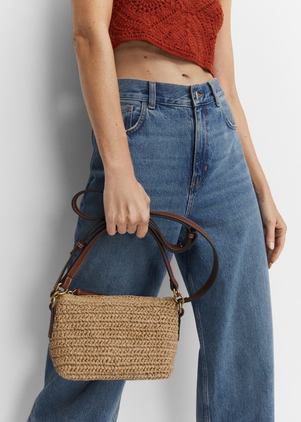 Natural fibre shoulder bag - Details of the article 9