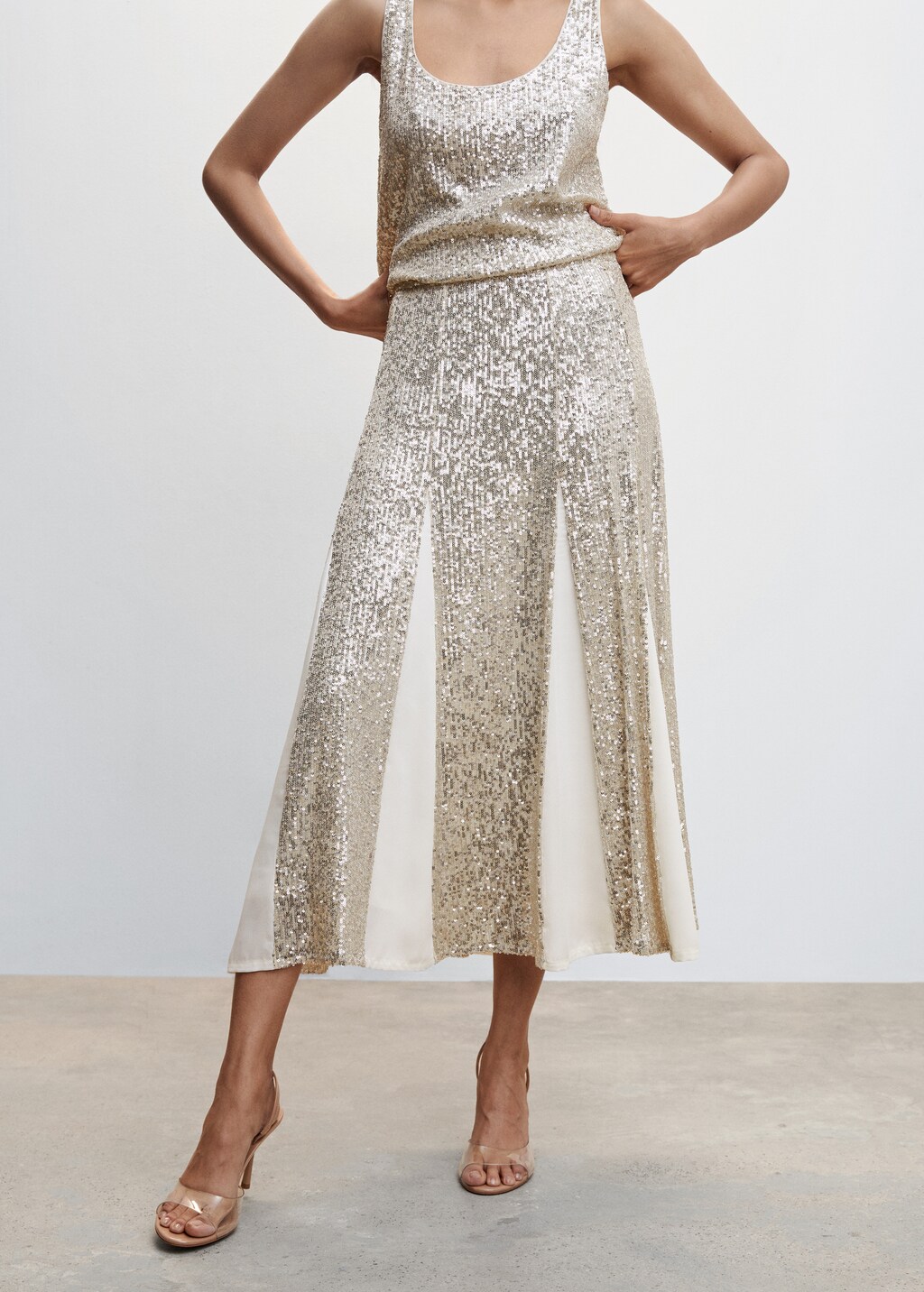 Sequin midi skirt - Details of the article 6