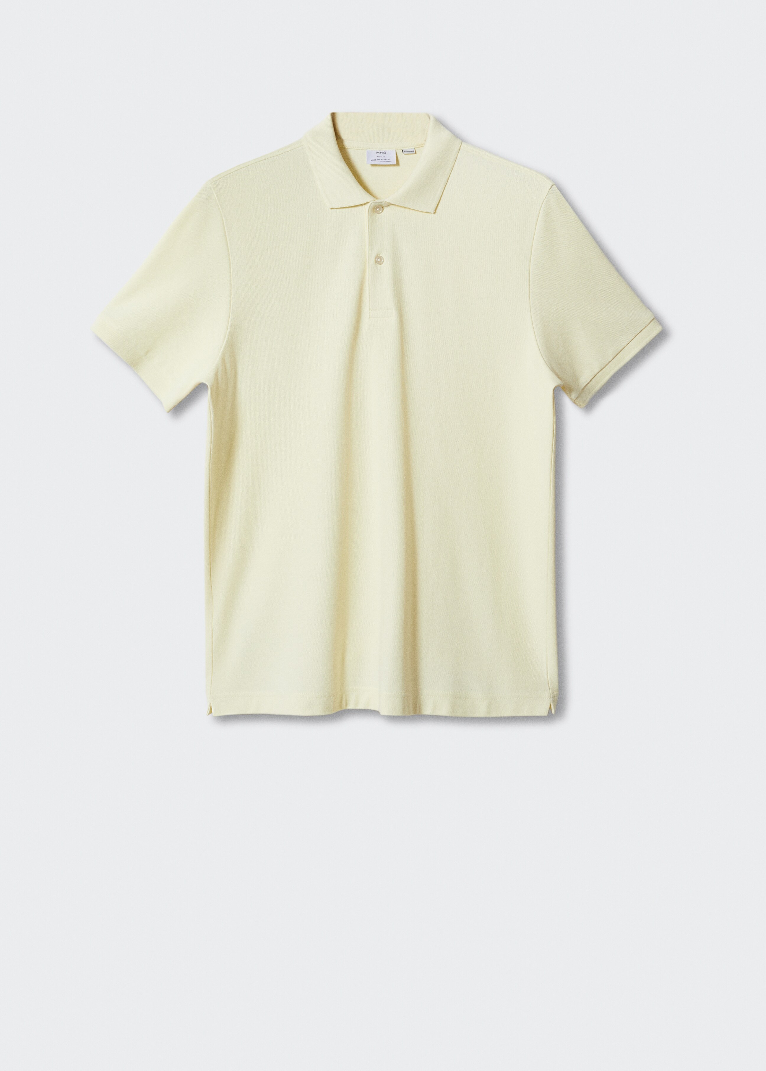 Cotton piqué polo shirt - Article without model