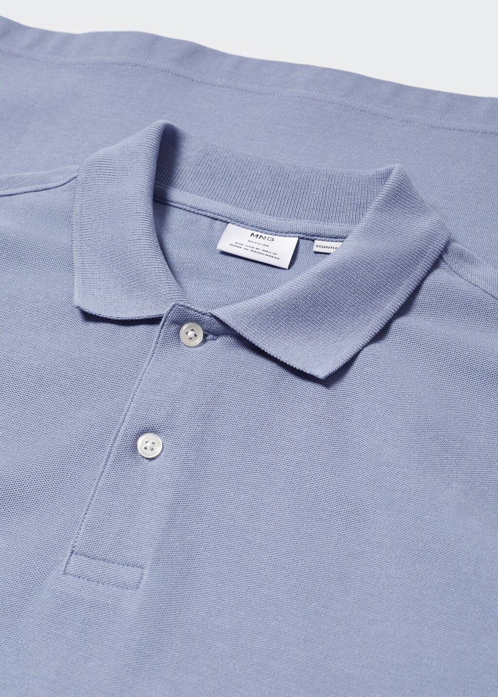 Cotton piqué polo shirt - Details of the article 8