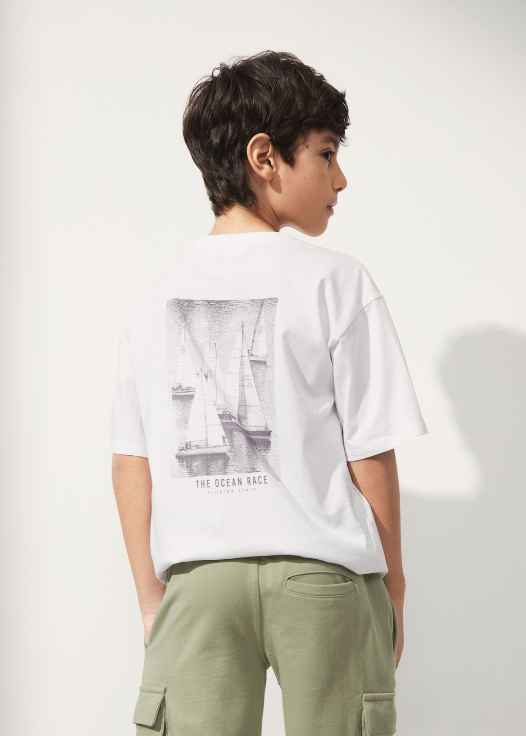 Printed cotton-blend T-shirt - Details of the article 5