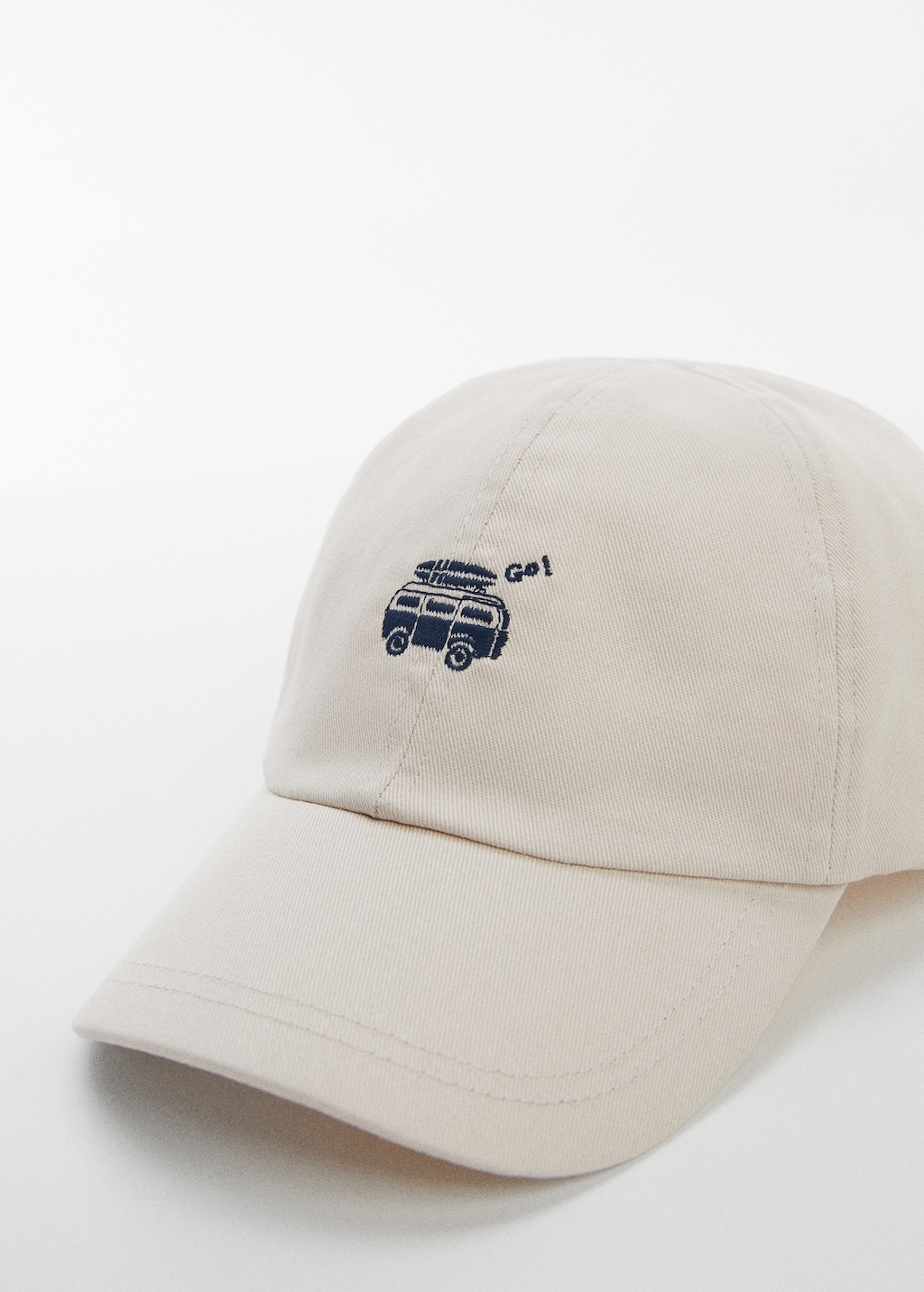 Embroidered detail cap - Medium plane