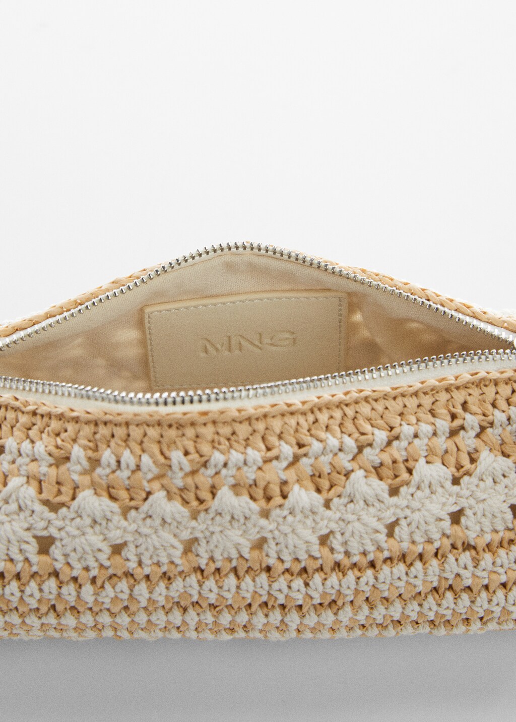 Round natural fibre bag - Details of the article 1