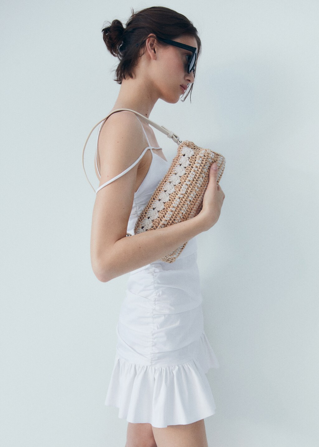 Round natural fibre bag - Details of the article 9