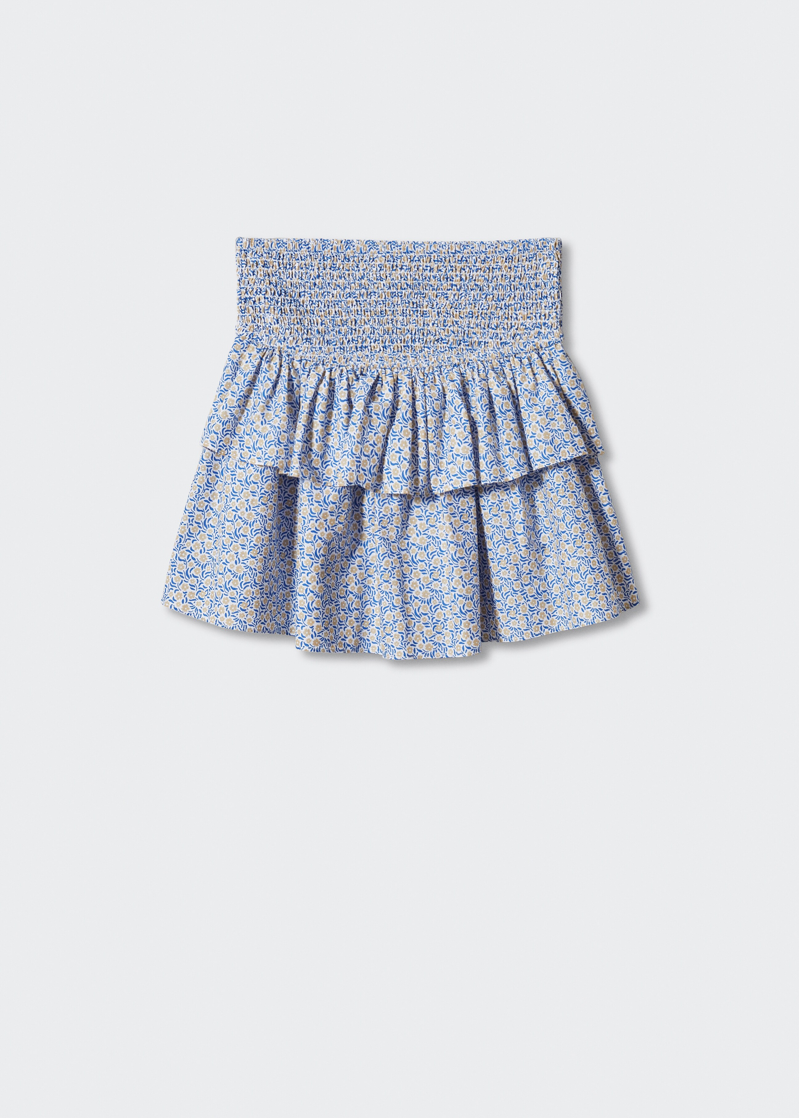 Printed skirt with ruffles - Article without model