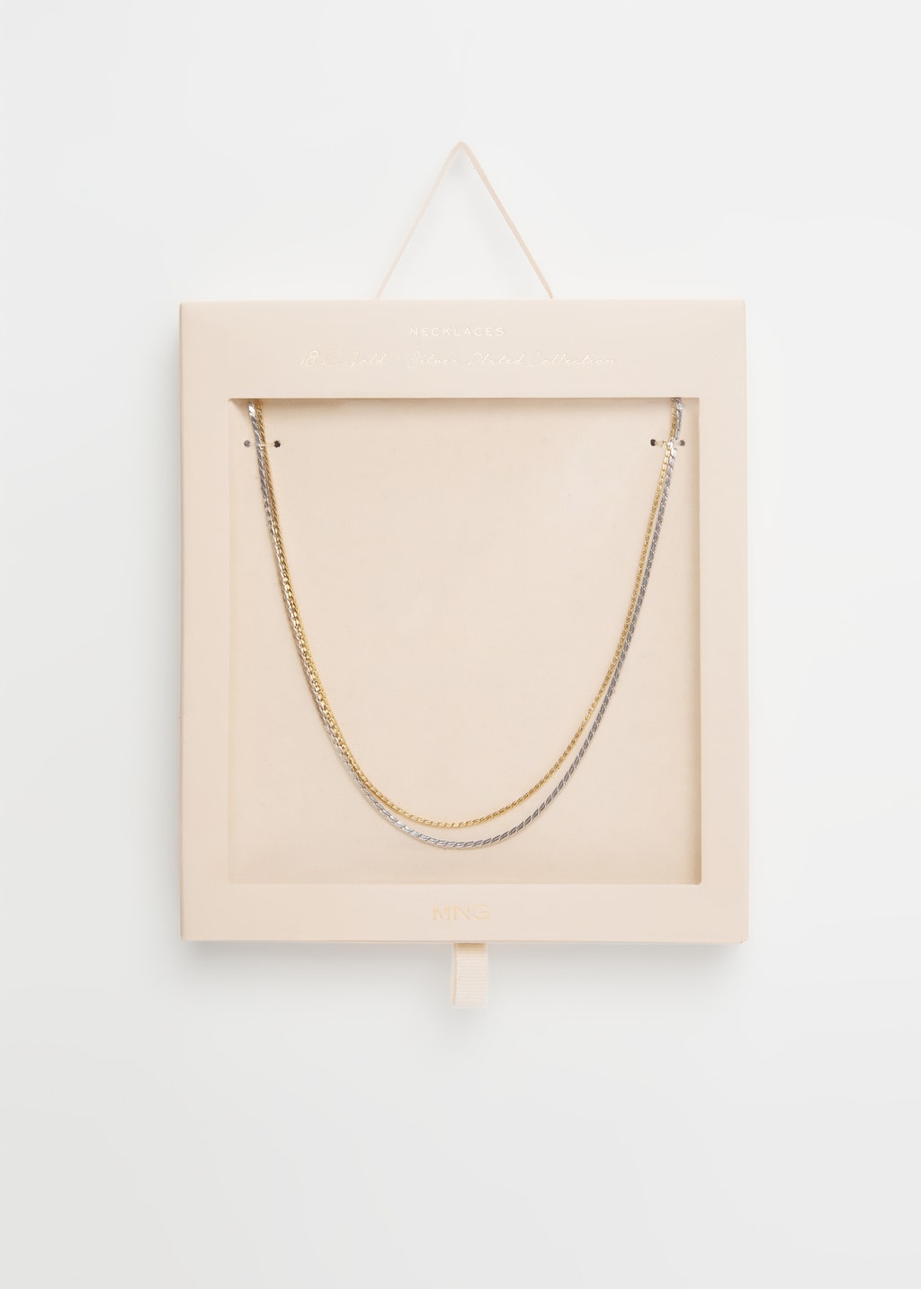 Pack of 2 chain necklaces 18K - Details of the article 2