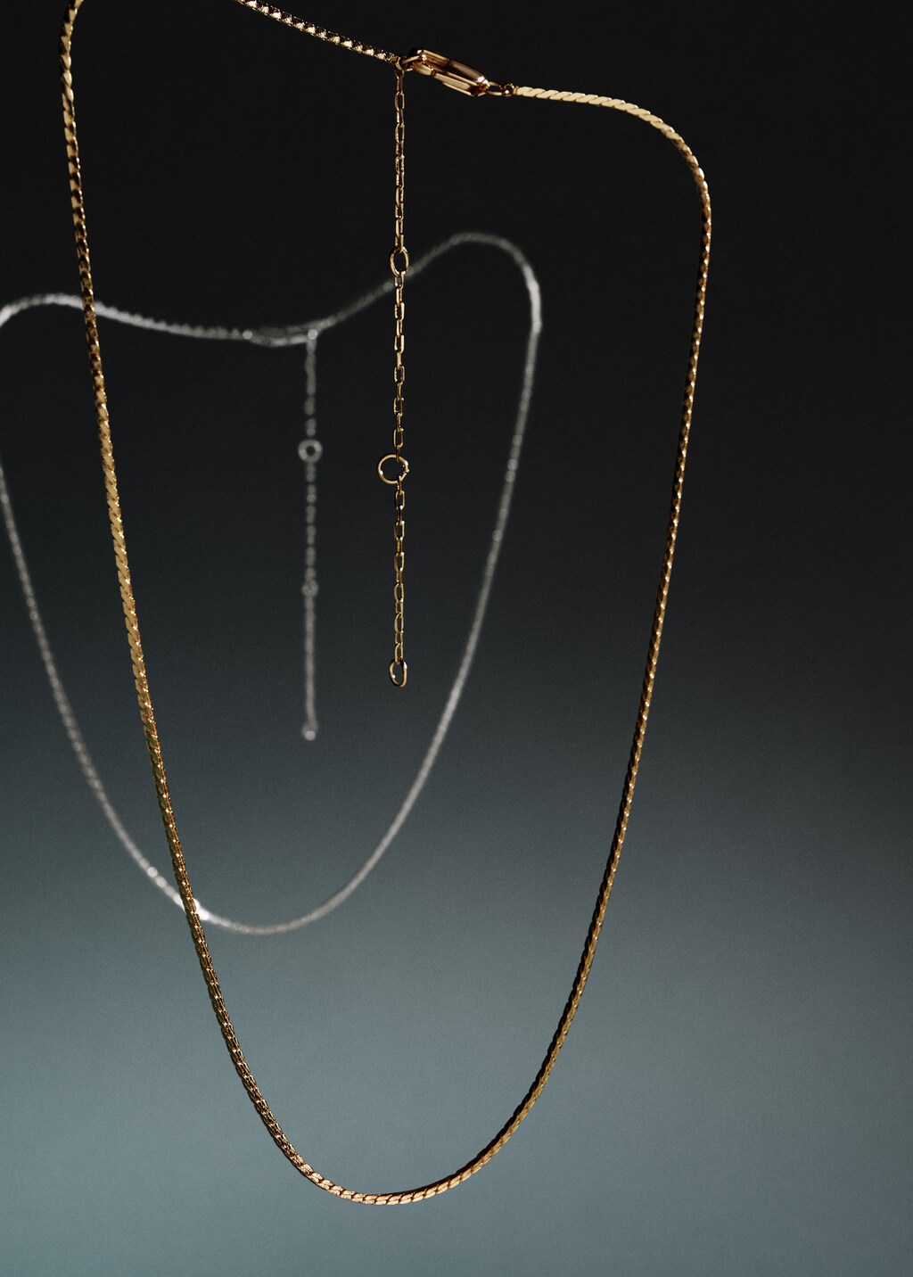 Pack of 2 chain necklaces 18K - Details of the article 7