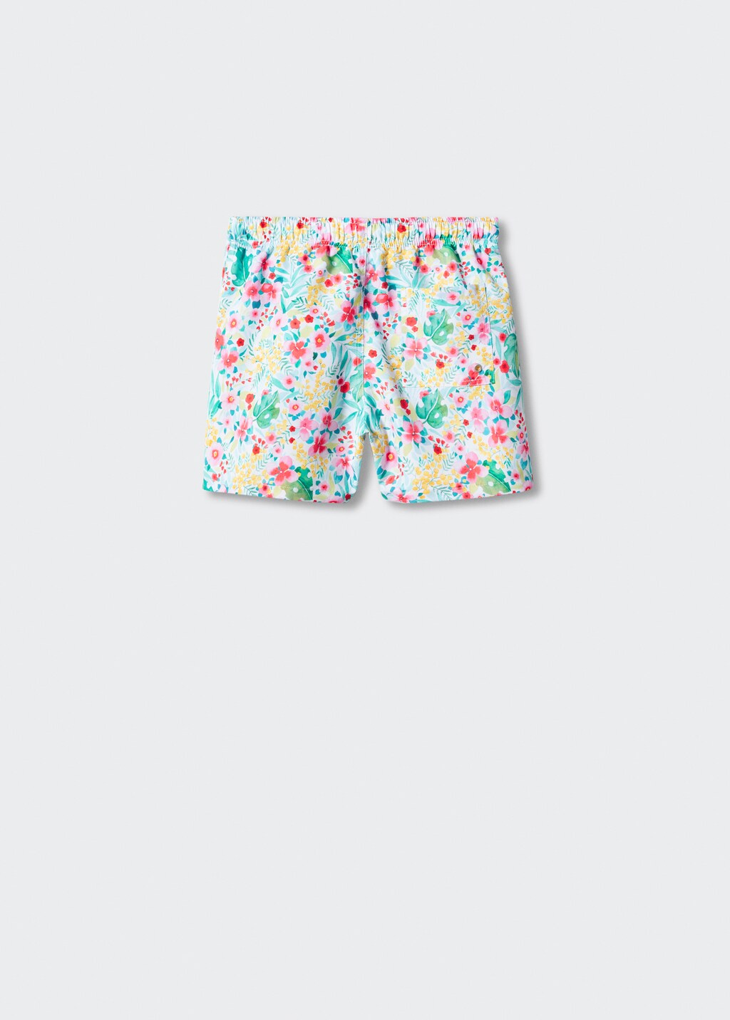 Floral-print swimming trunks - Reverse of the article