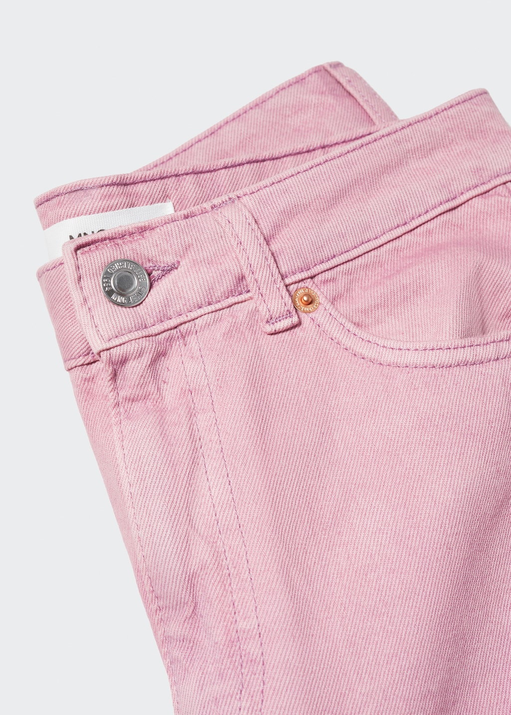 Mom-fit denim shorts - Details of the article 8