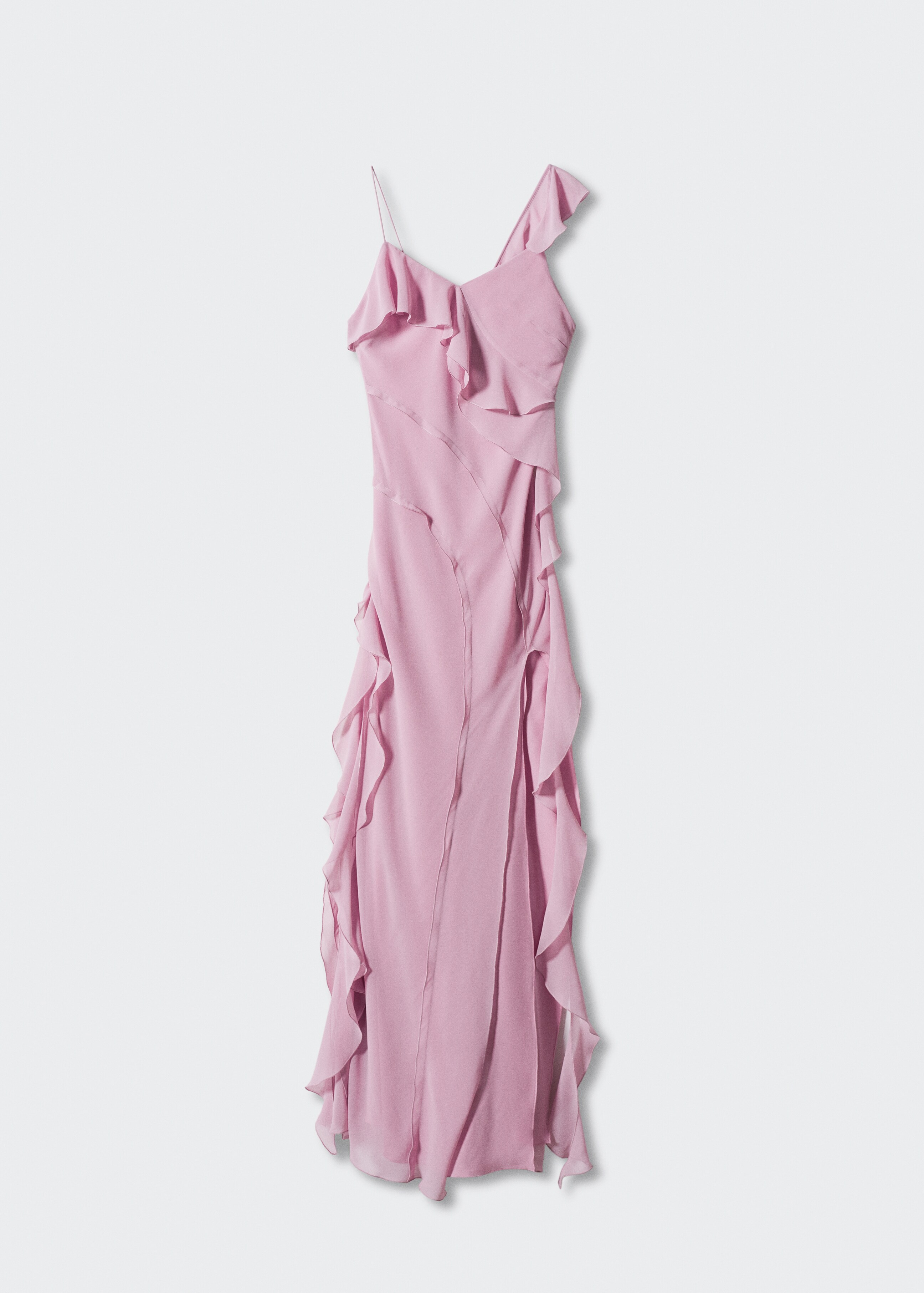 Ruffles slit dress - Article without model