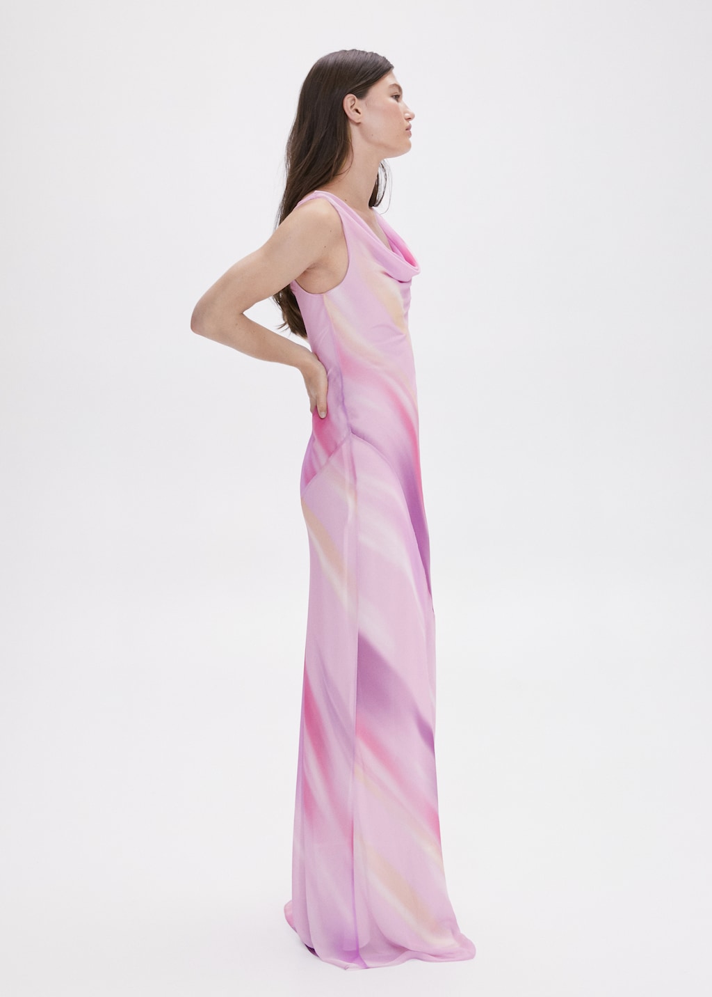 Dress with draped neckline - Details of the article 4