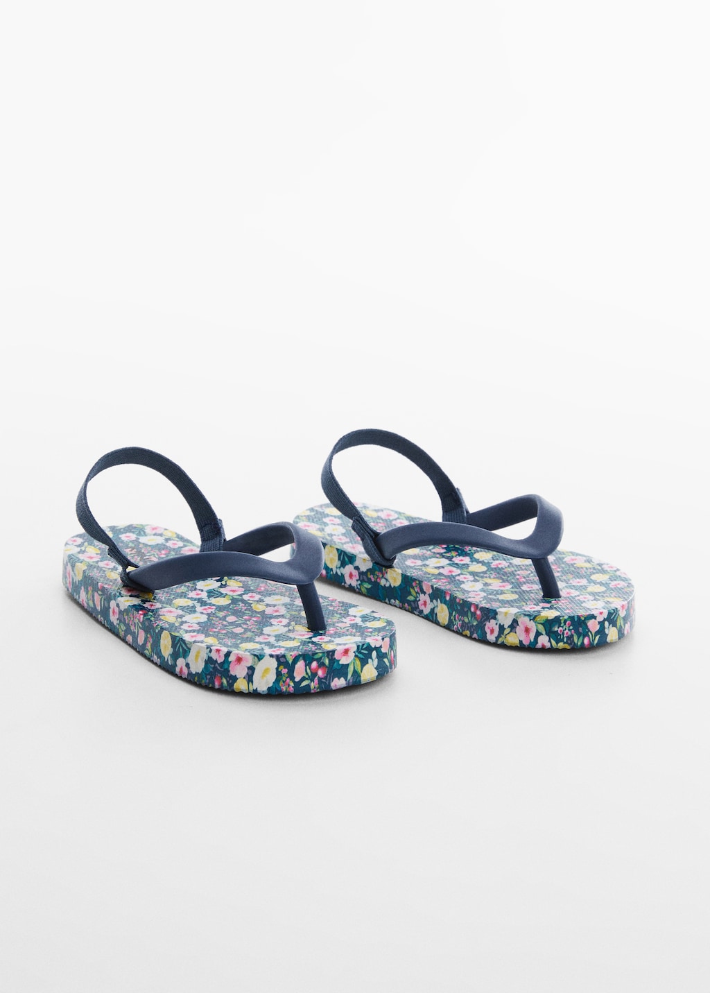 Striped flip-flops - Medium plane