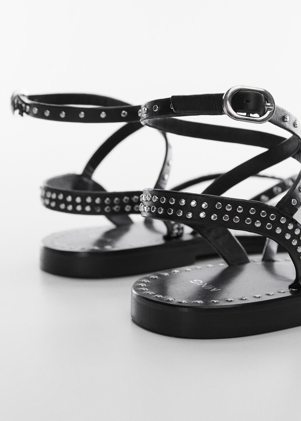 Studded leather sandals - Details of the article 1