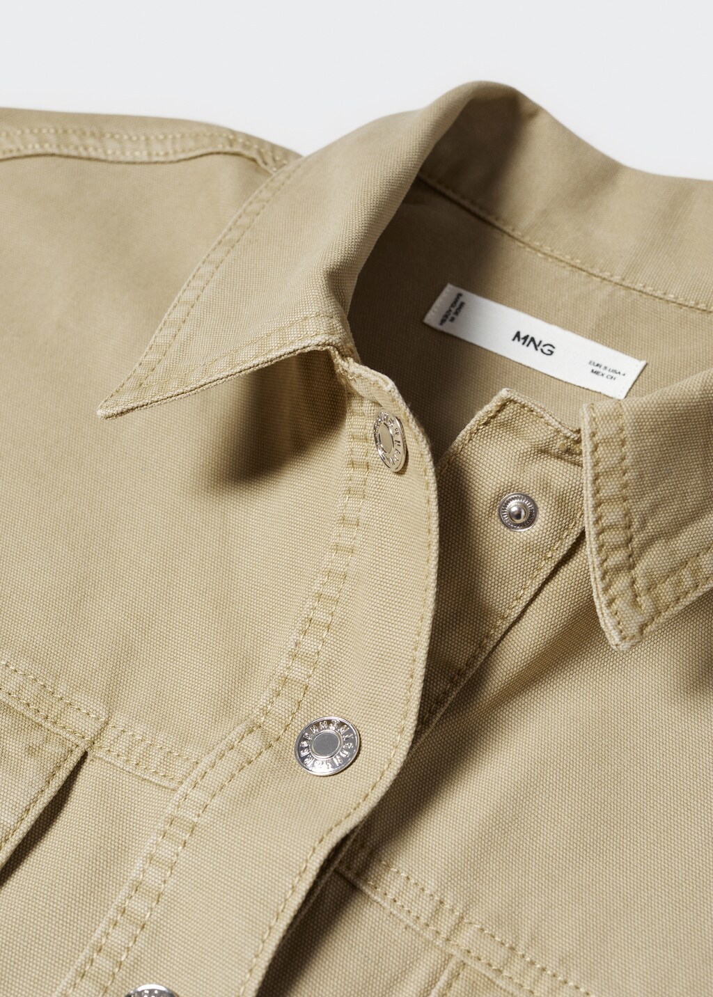 Pocket denim overshirt - Details of the article 8