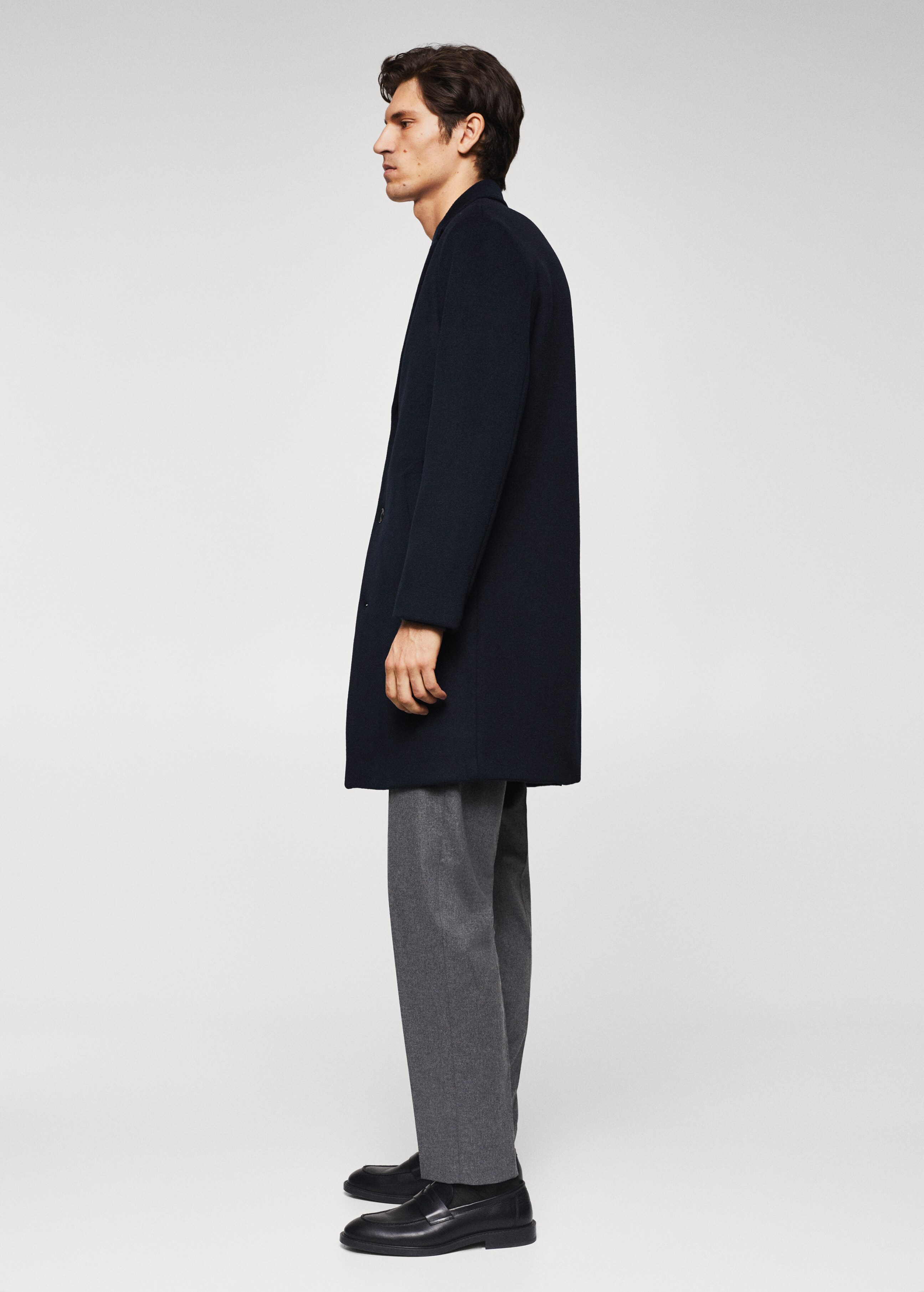 Recycled wool oversize coat - Details of the article 6