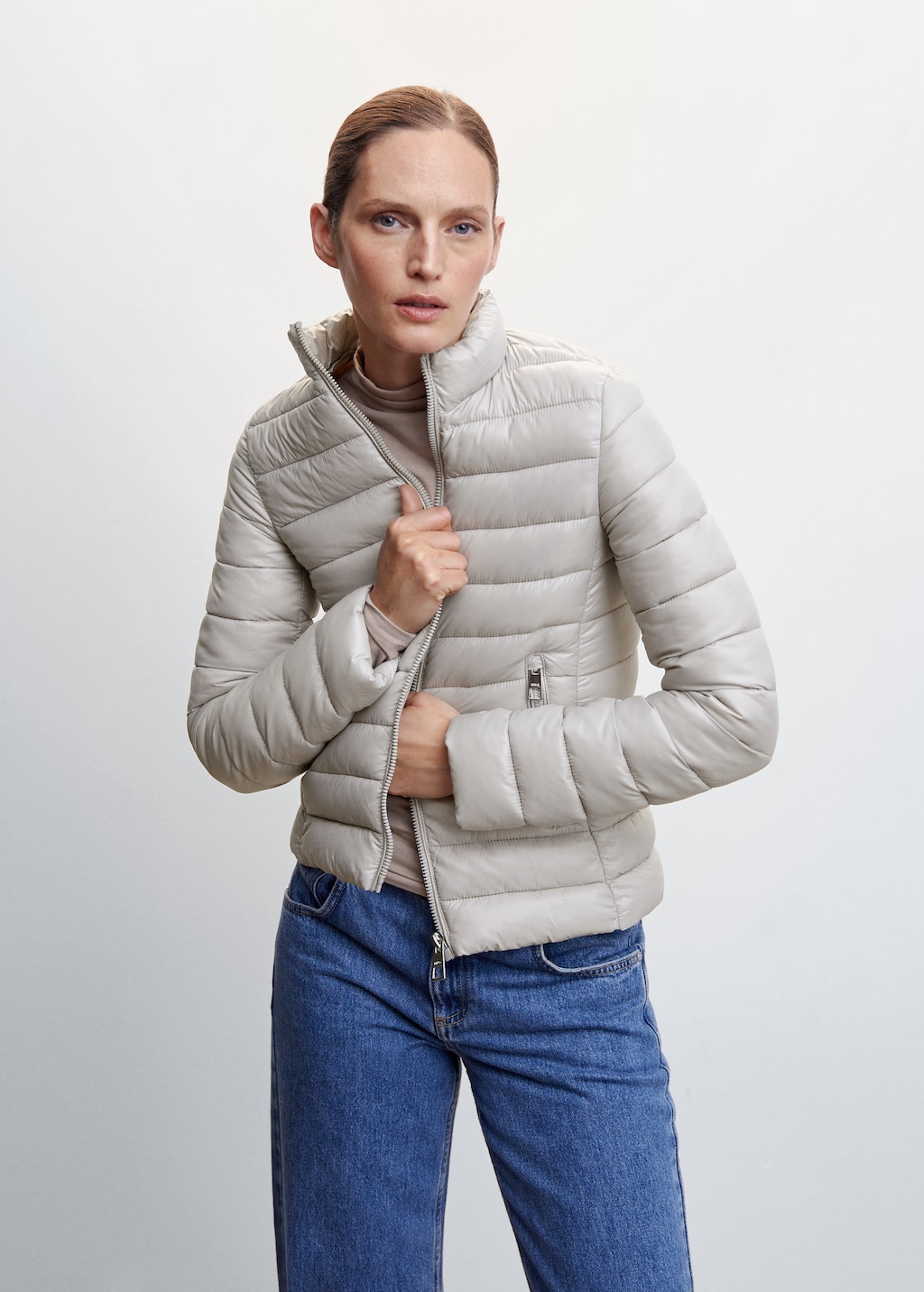 Pocket quilted jacket - Medium plane