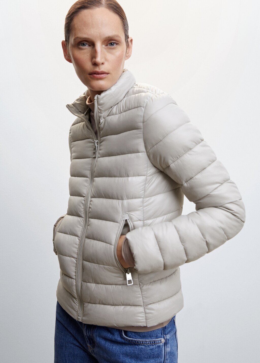 Pocket quilted jacket - Details of the article 6