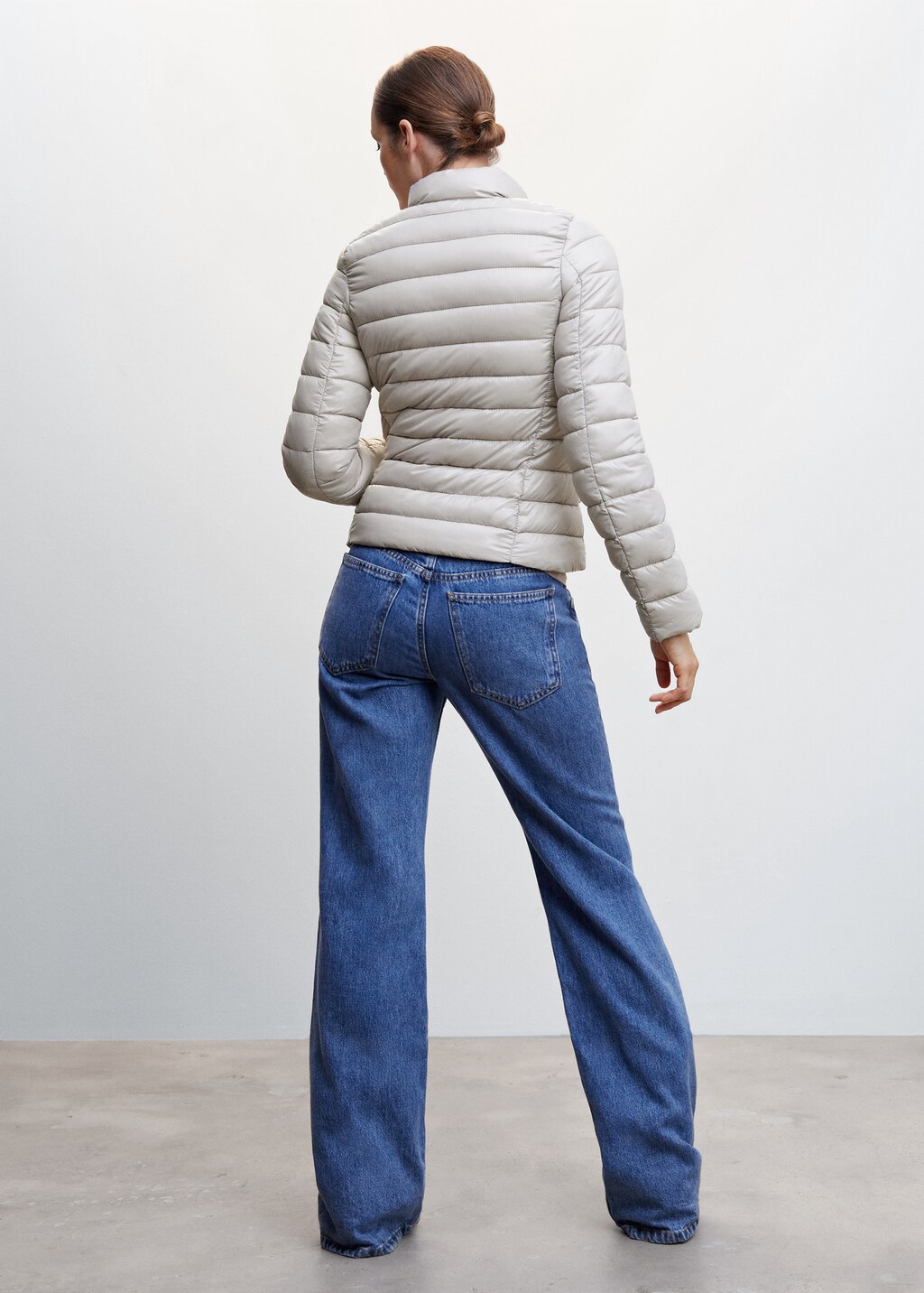 Pocket quilted jacket - Reverse of the article