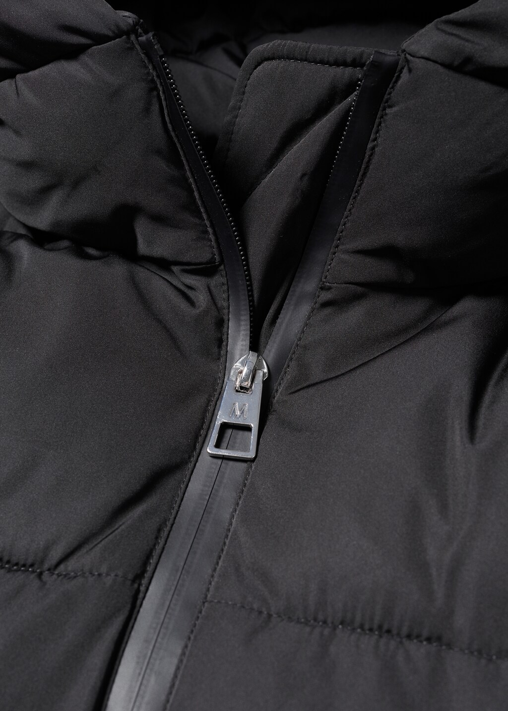 Hood quilted coat - Details of the article 8