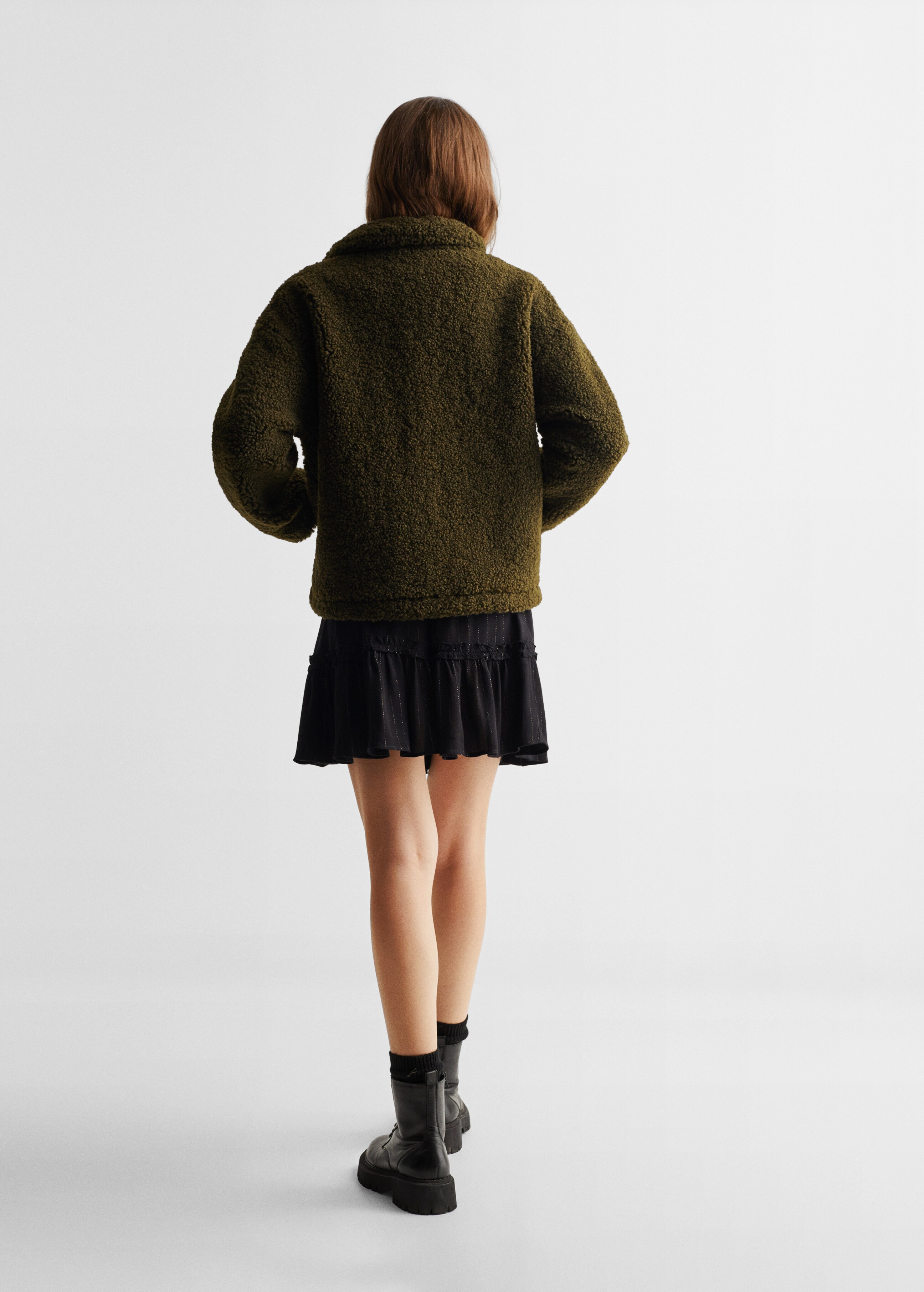 Faux shearling jacket - Reverse of the article