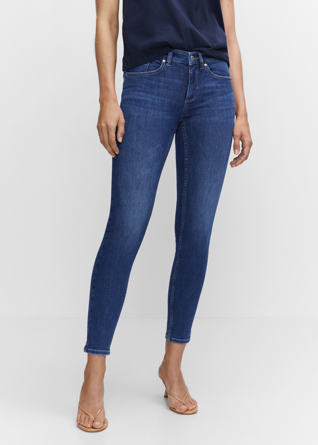 Skinny push-up jeans - Medium plane