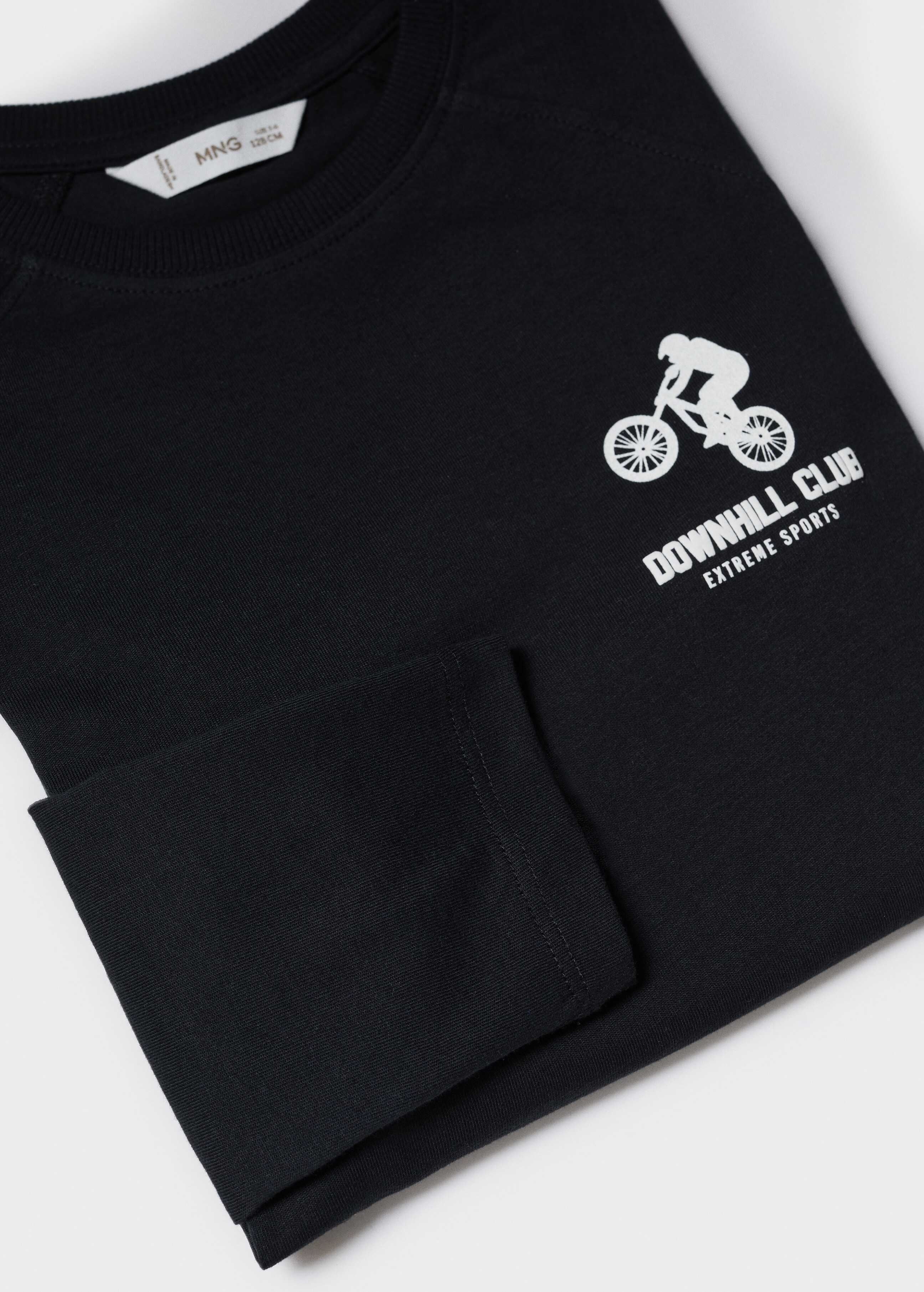 Long sleeve cotton t-shirt - Details of the article 8