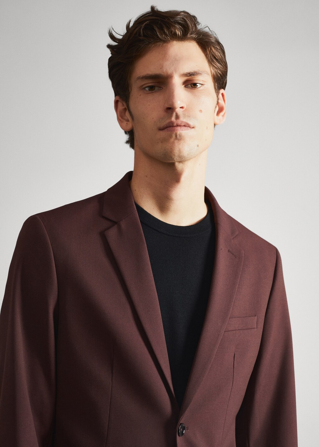 Super slim-fit suit blazer - Details of the article 1