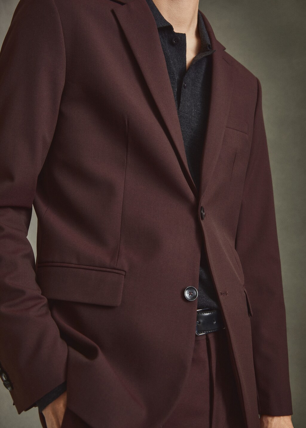 Super slim-fit suit blazer - Details of the article 4