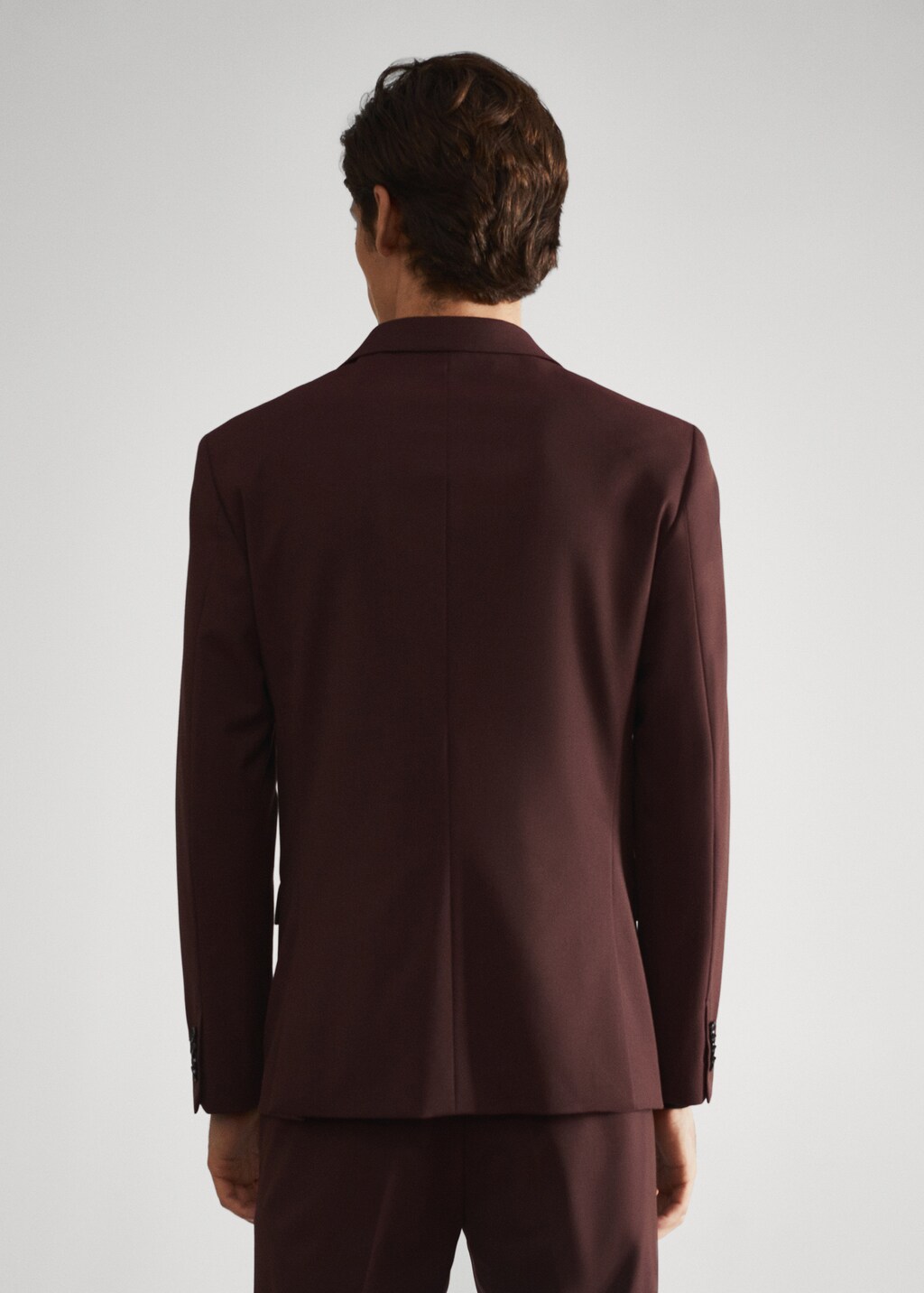 Super slim-fit suit jacket - Reverse of the article