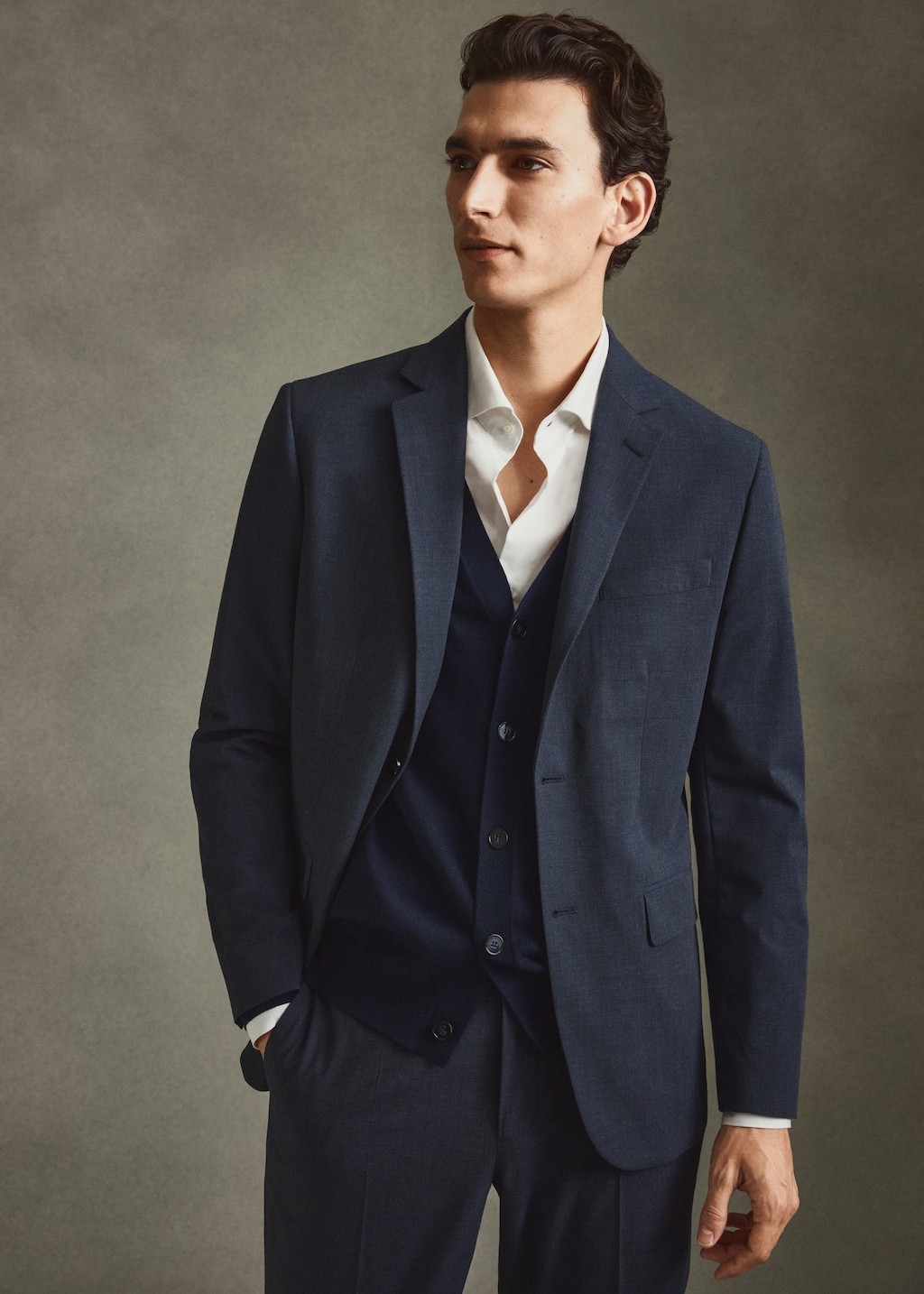 Slim-fit suit jacket  - Details of the article 5