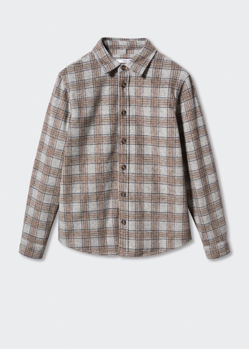 Check flannel overshirt - Article without model