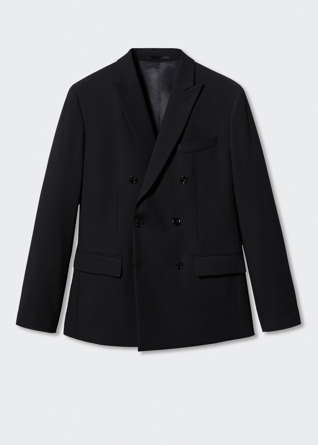 Slim fit double-breasted suit blazer - Article without model