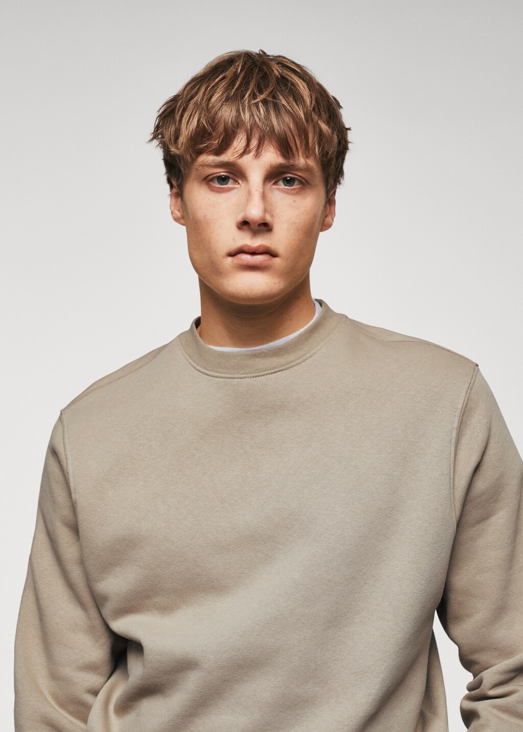 Plush cotton sweatshirt - Details of the article 1