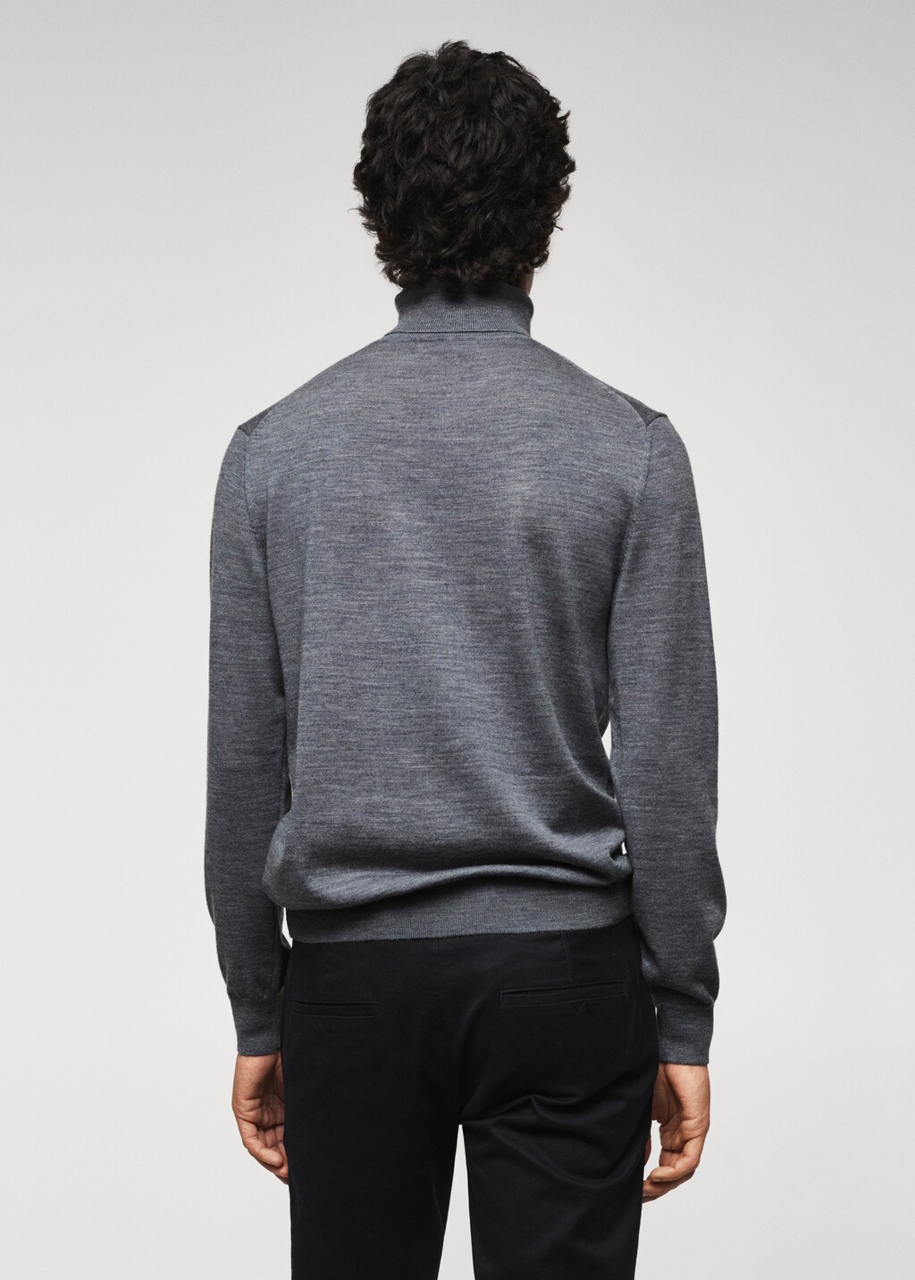 100% merino wool sweater - Reverse of the article